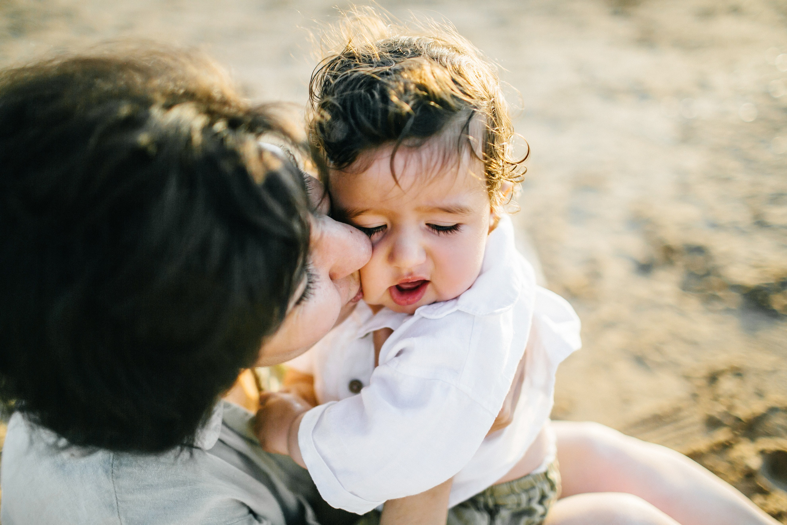 Studentim beach / Eithan 9 month. Family photographer in Israel