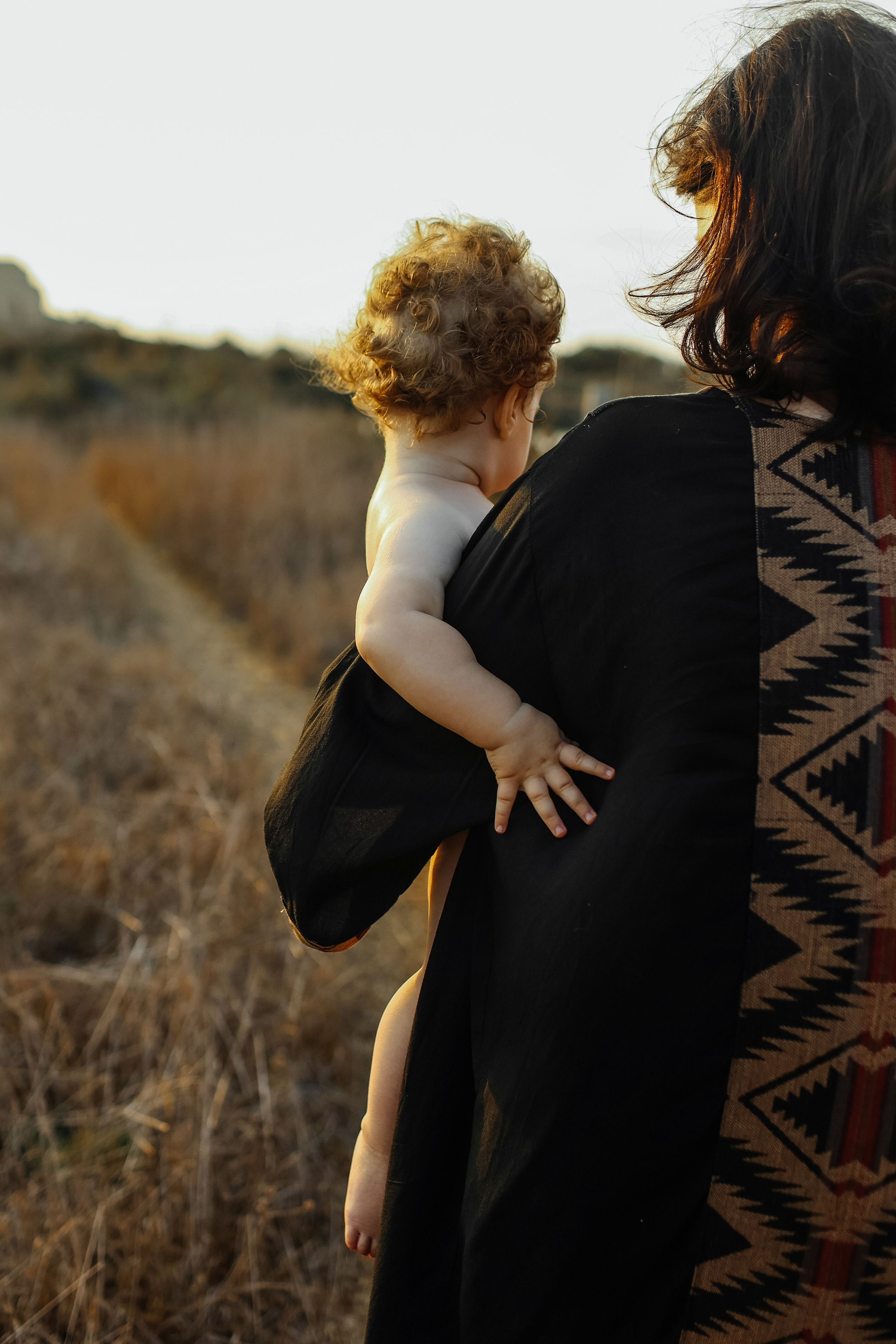 Little curls in Atlit. Family photographer in Israel