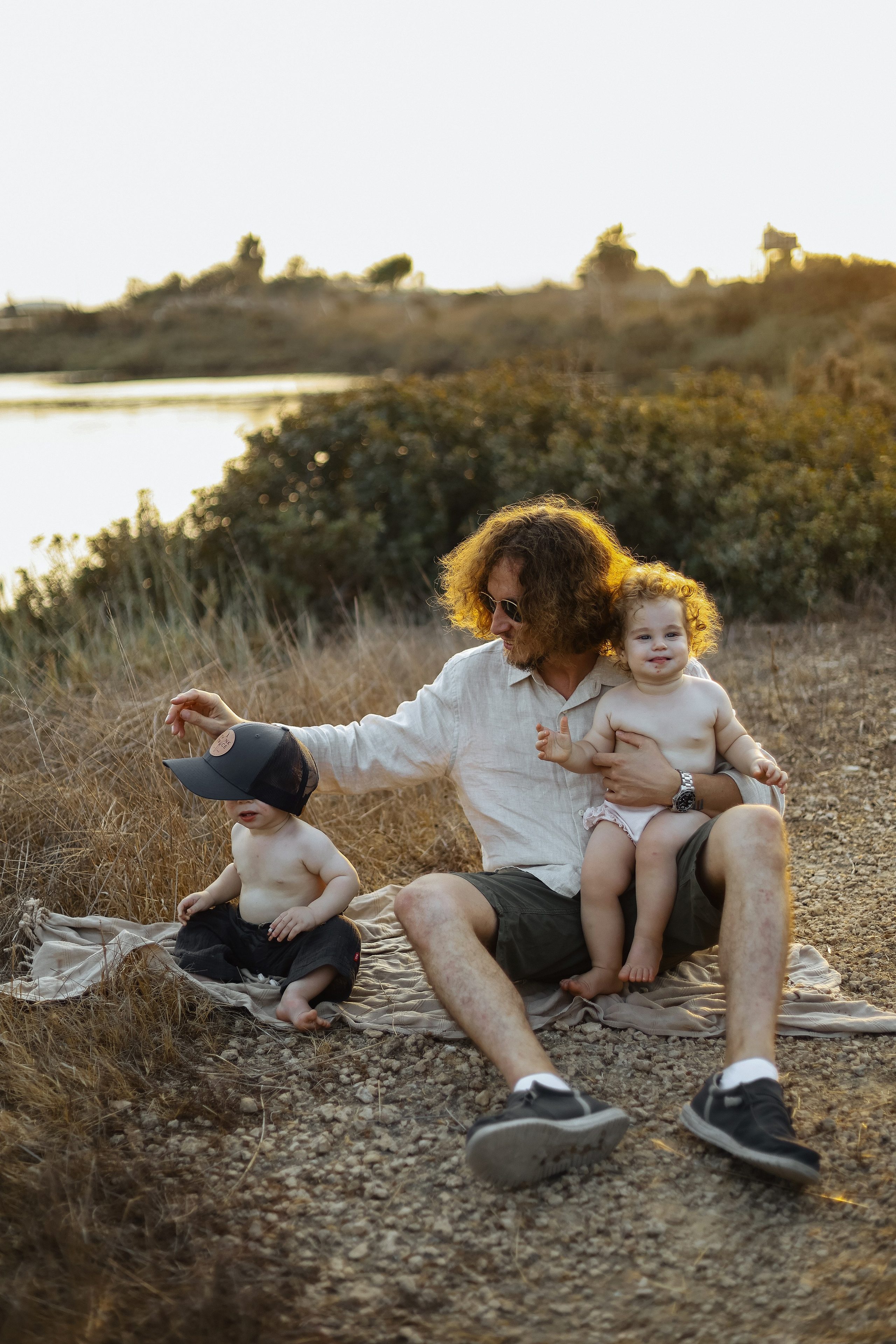 Little curls in Atlit. Family photographer in Israel