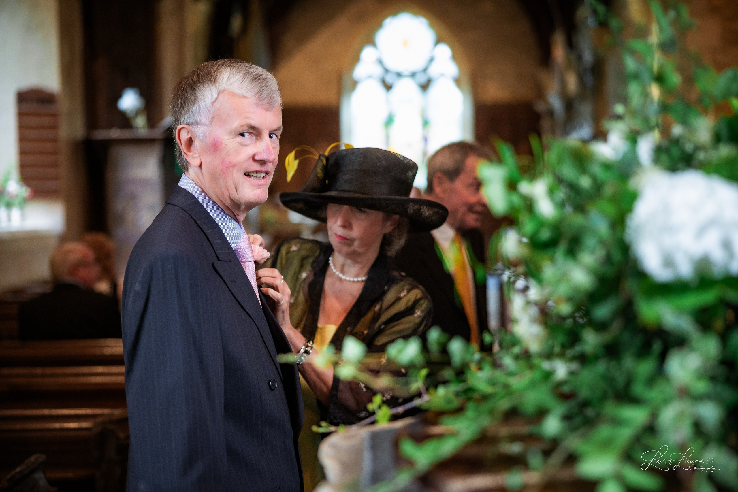 Church Wedding. Wedding and boudoir photography by Liv and Laura