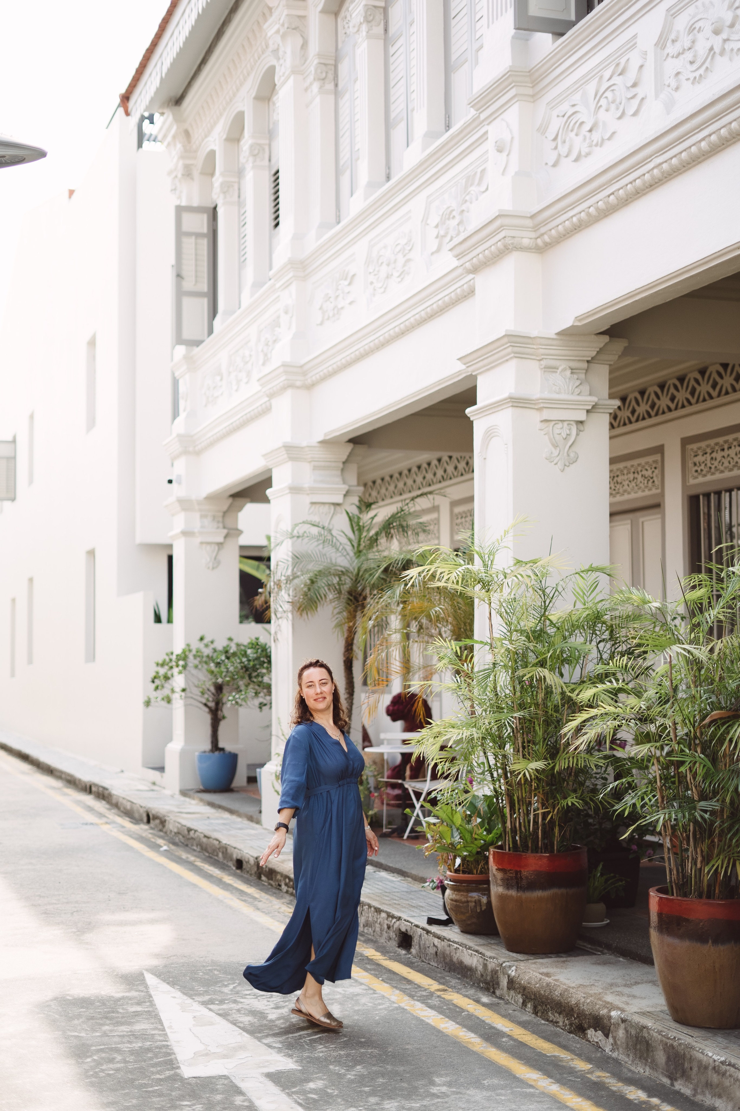 Portrait. Dasha in Singapore