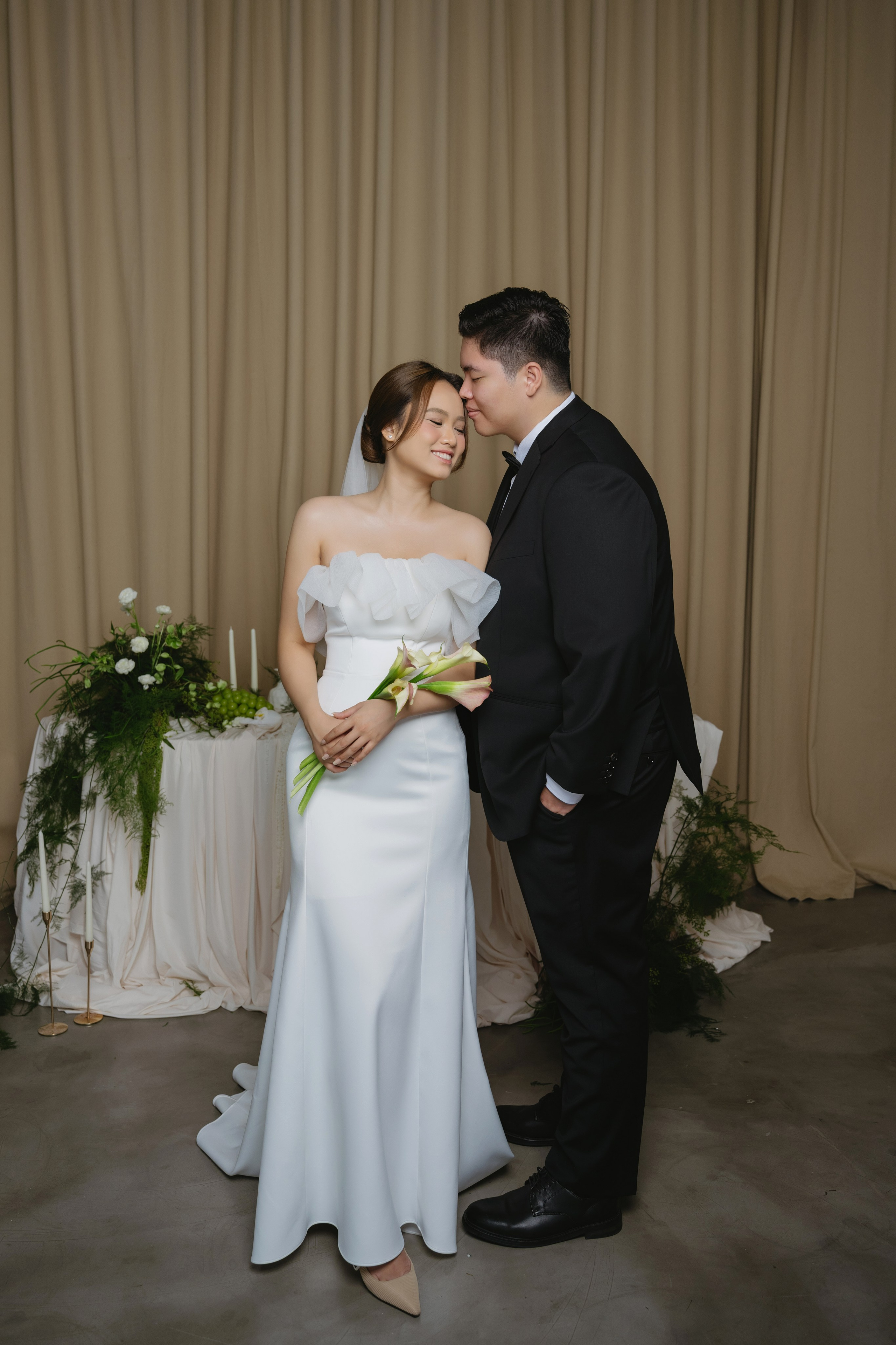 DANG & NGHI wedding photoshoot in studio. Anns wedding photography