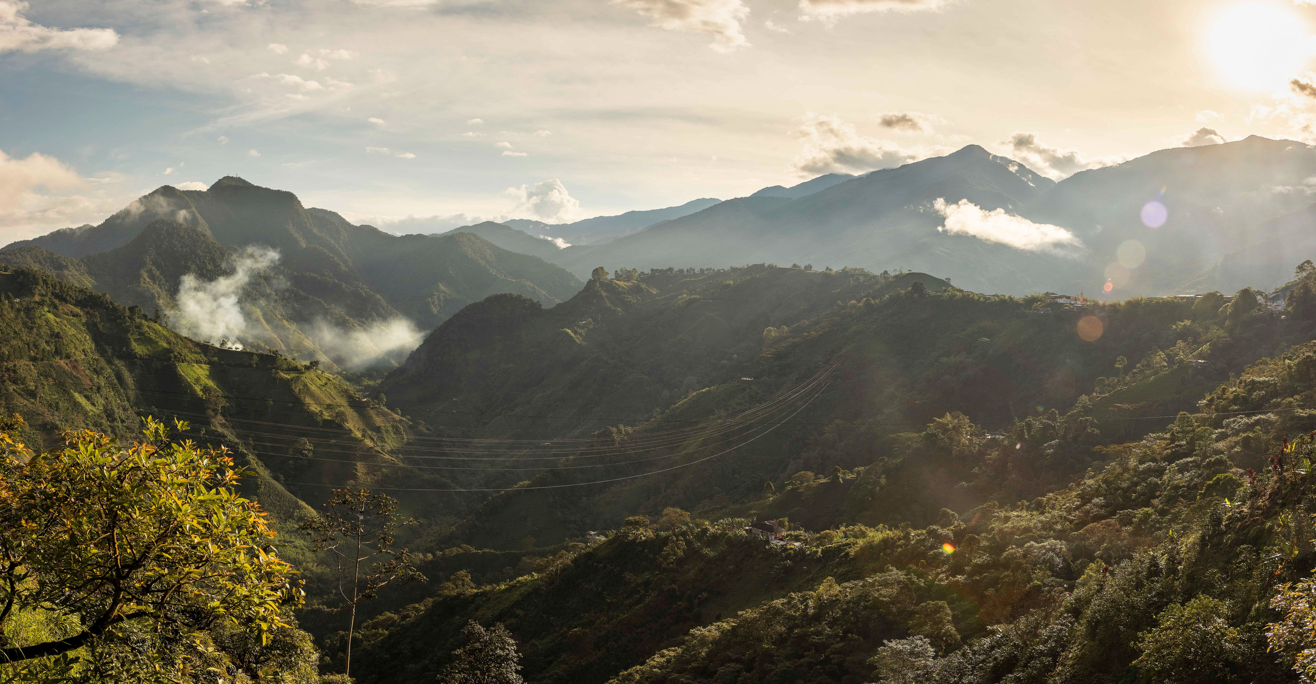 Cañón del río la miel en el corregimiento de Bolivia