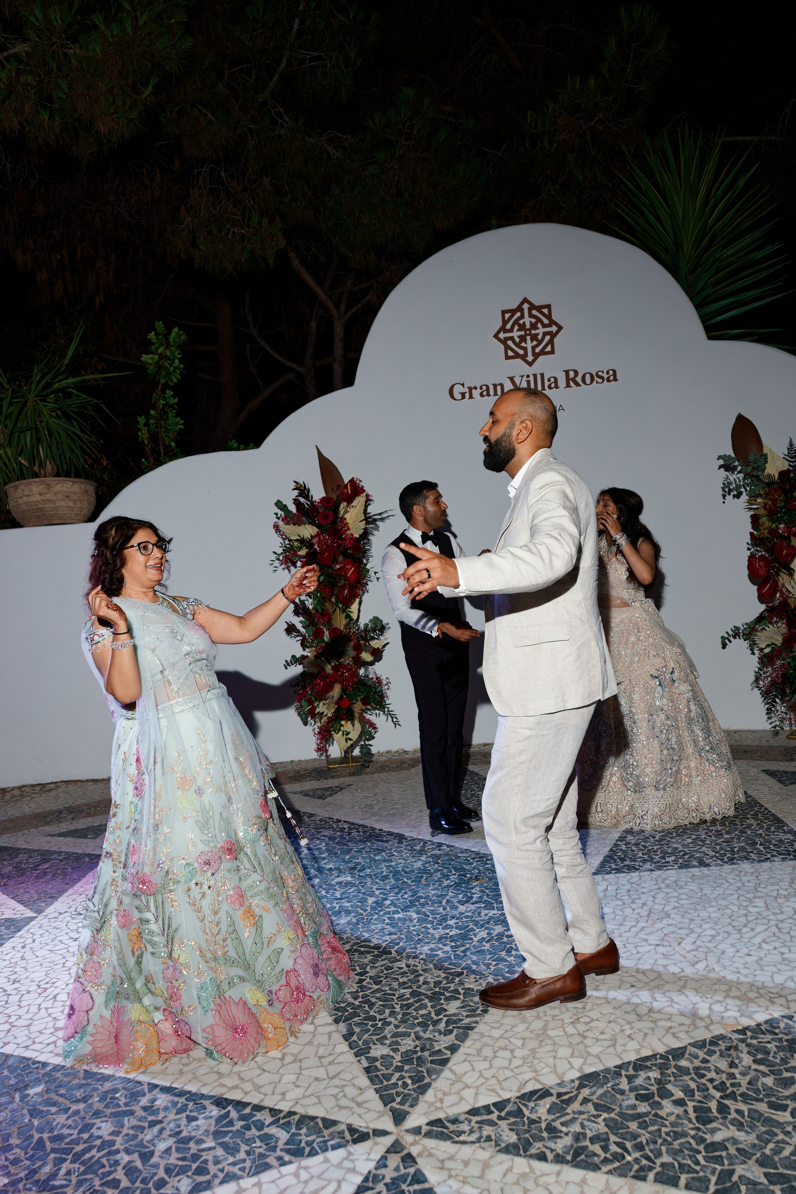 Indian wedding at Gran Villa Rosa, Barcelona