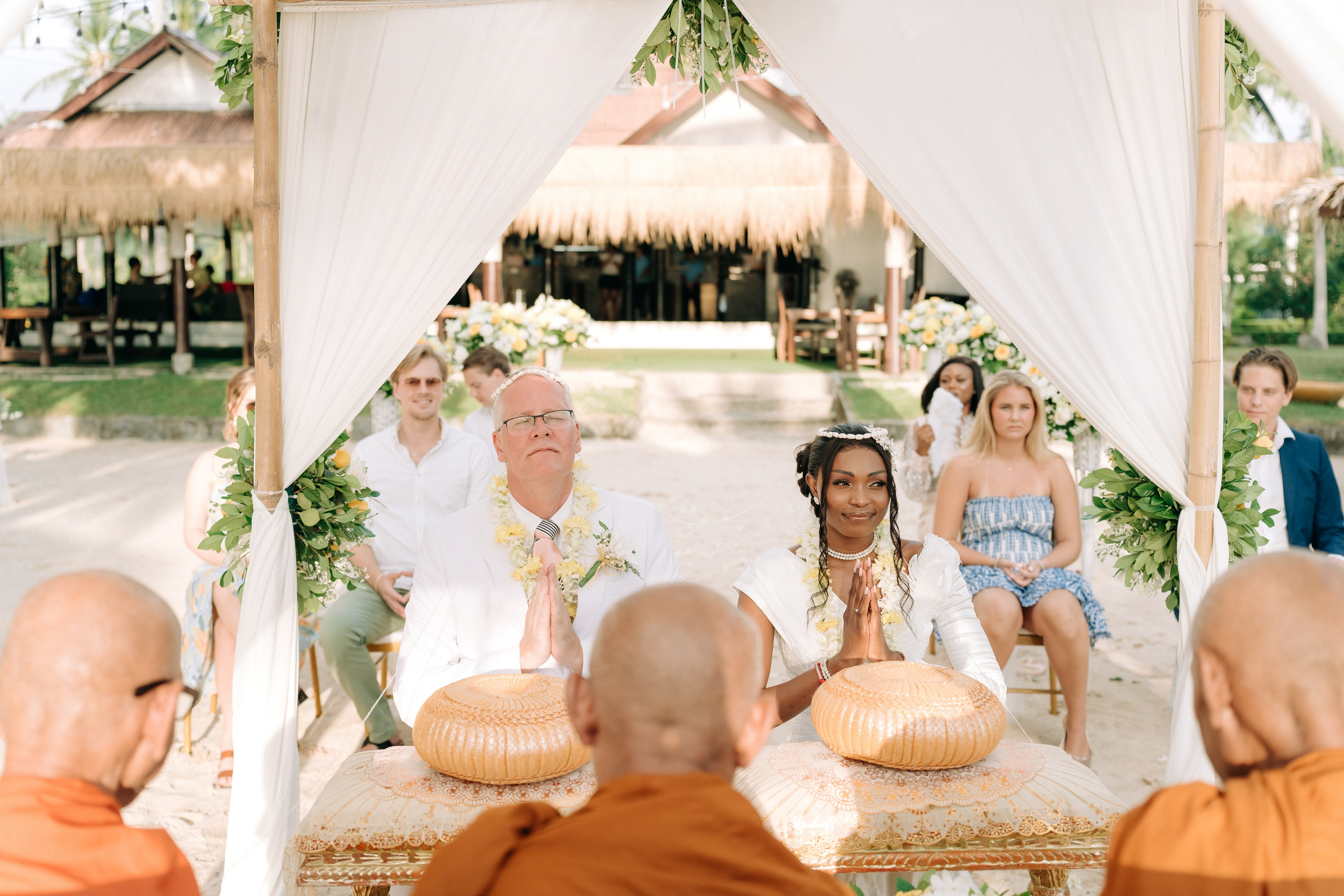 Photo. Буддийская свадебная церемония на Самуи, Таиланд