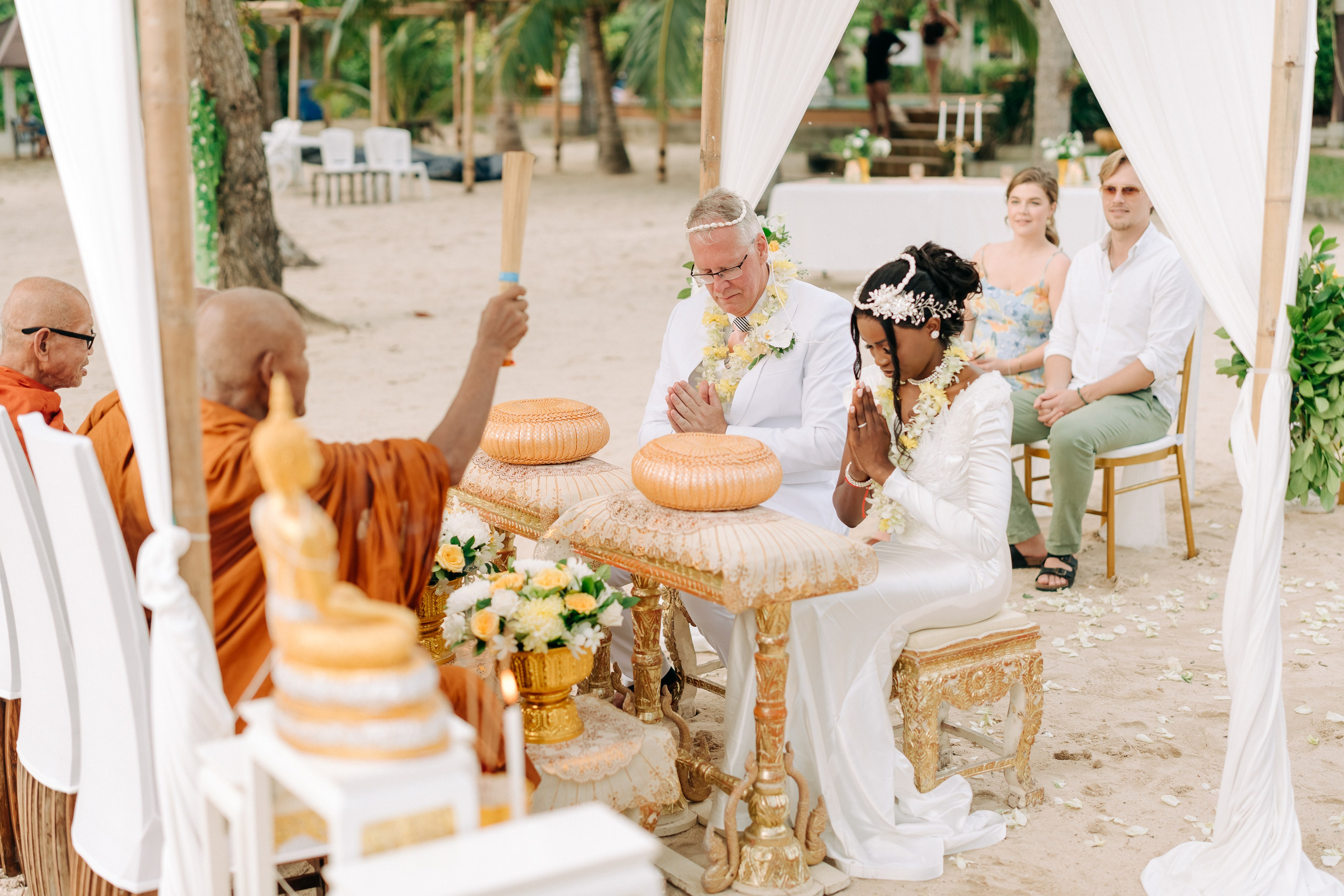 Photo. Буддийская свадебная церемония на Самуи, Таиланд