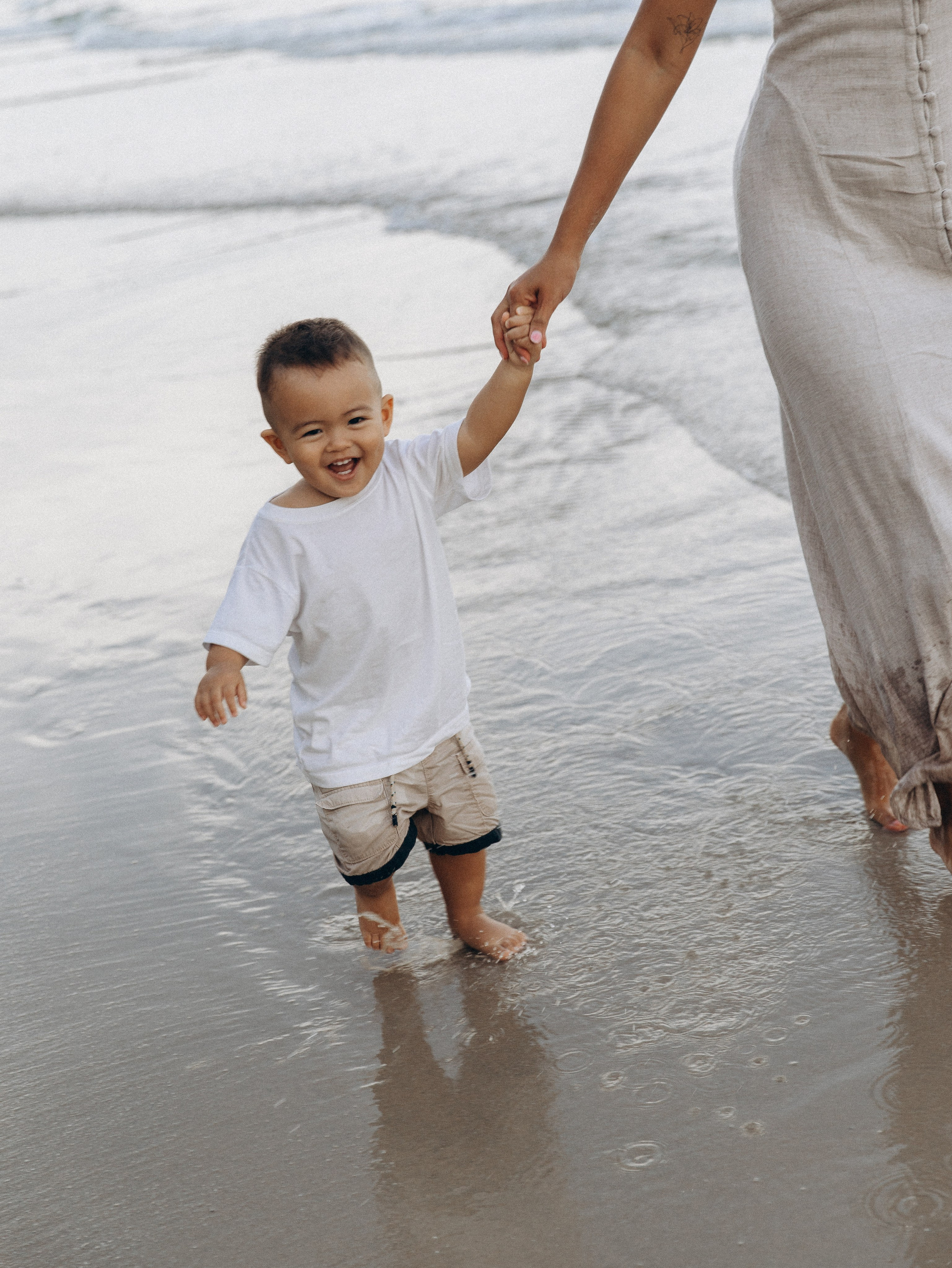 At the beach. Family and wedding photographer in Bangkok, Thailand