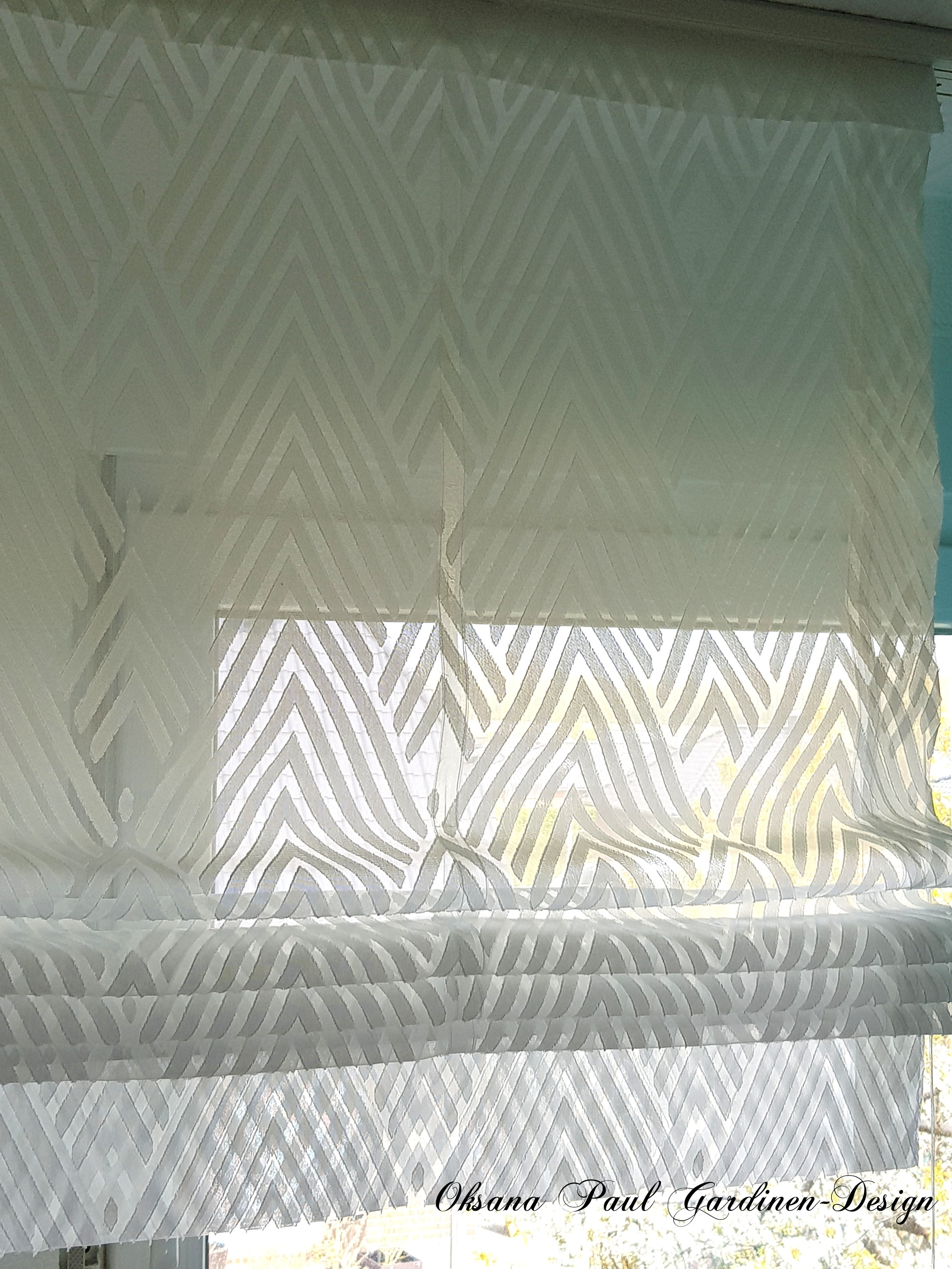 Римские шторы / Raffrollos. Oksana Paul-Gardinen-Design Oksana Paul ✧ Art of Gardinen & Textile Design ✧ Polymer Clay Art & Handmade Creatures