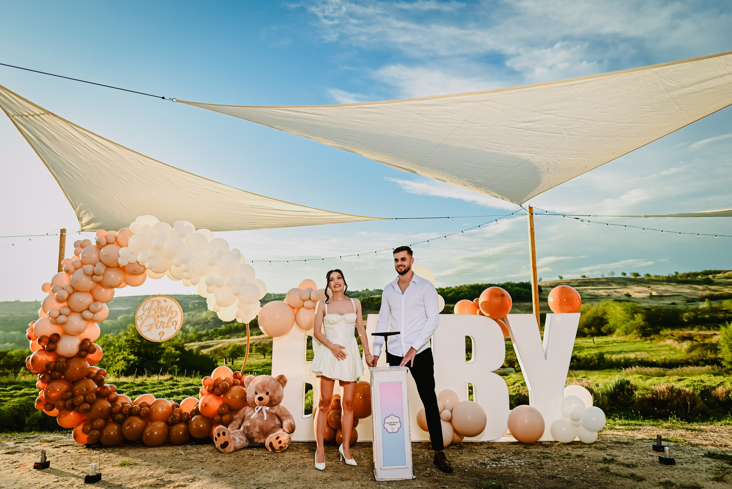 Gender reveal Alina & stefan. Giani Maftei