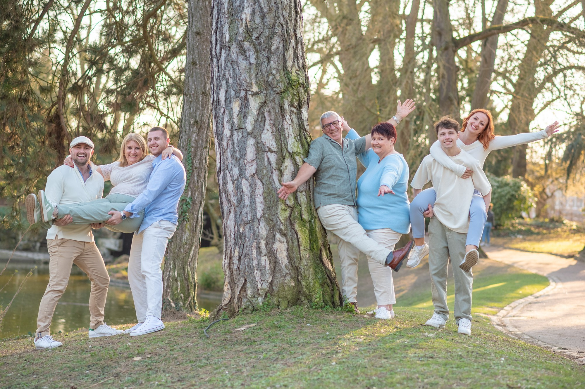 Séance photo famille nombreuse Bondue