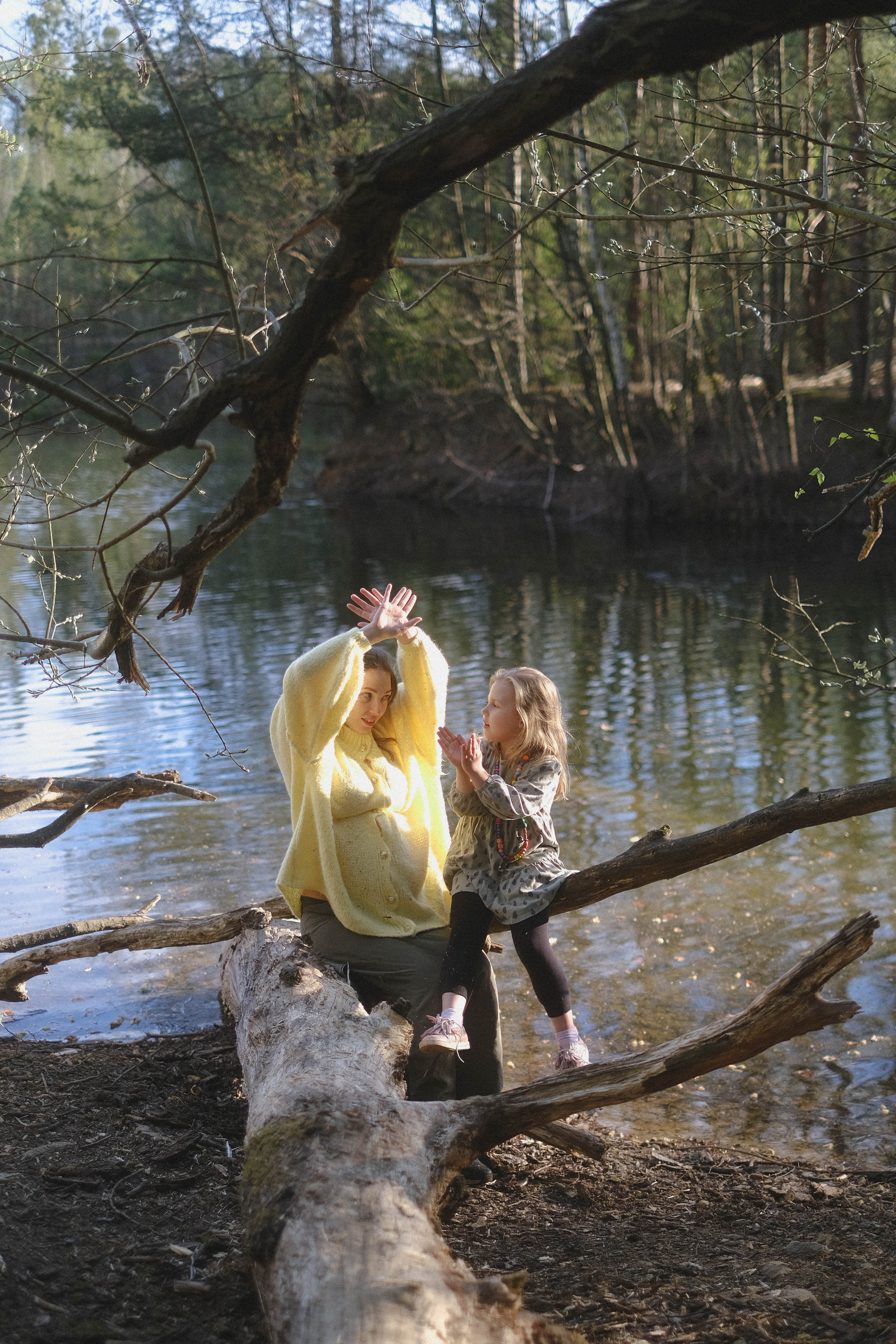 Nastya, Masha&Andrey. Authentische Familienfotografie in Köln