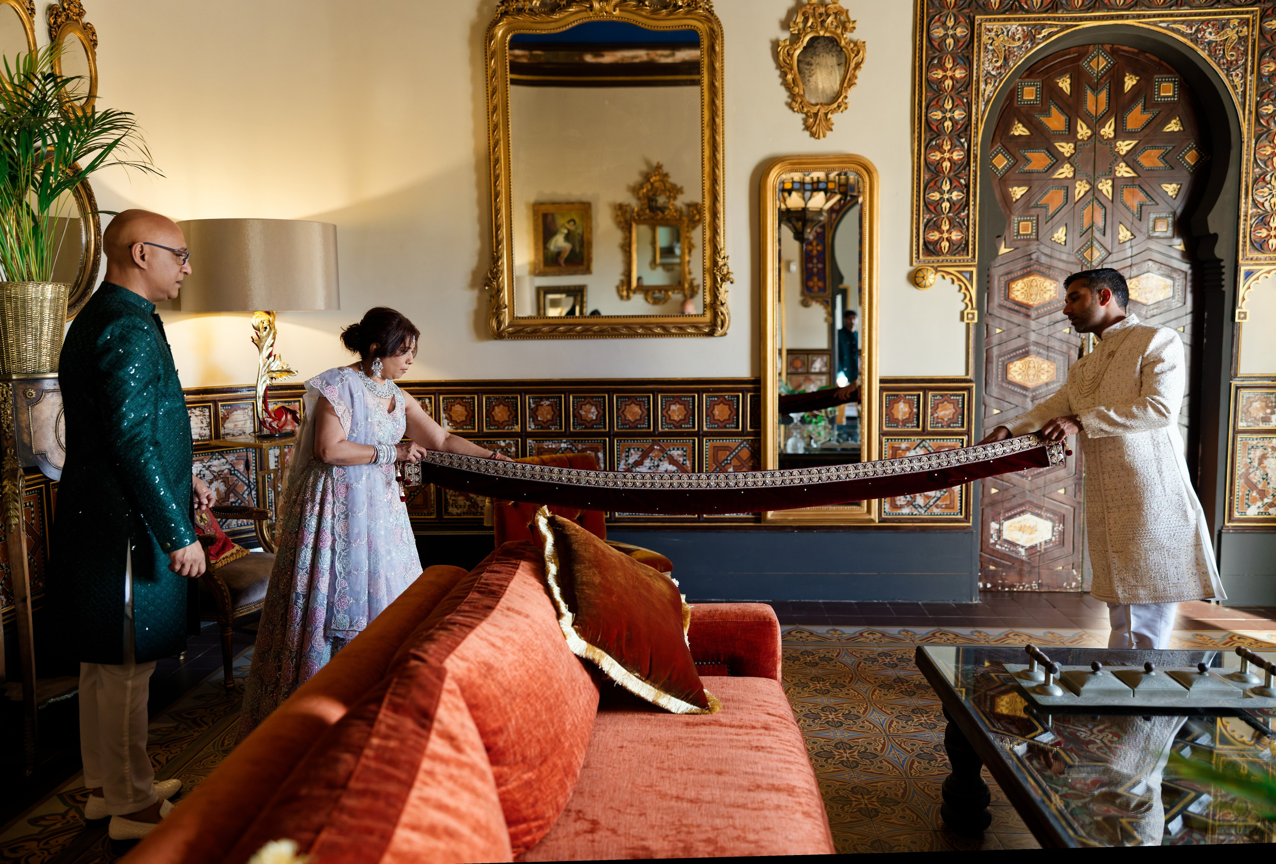 Indian wedding at Gran Villa Rosa, Barcelona