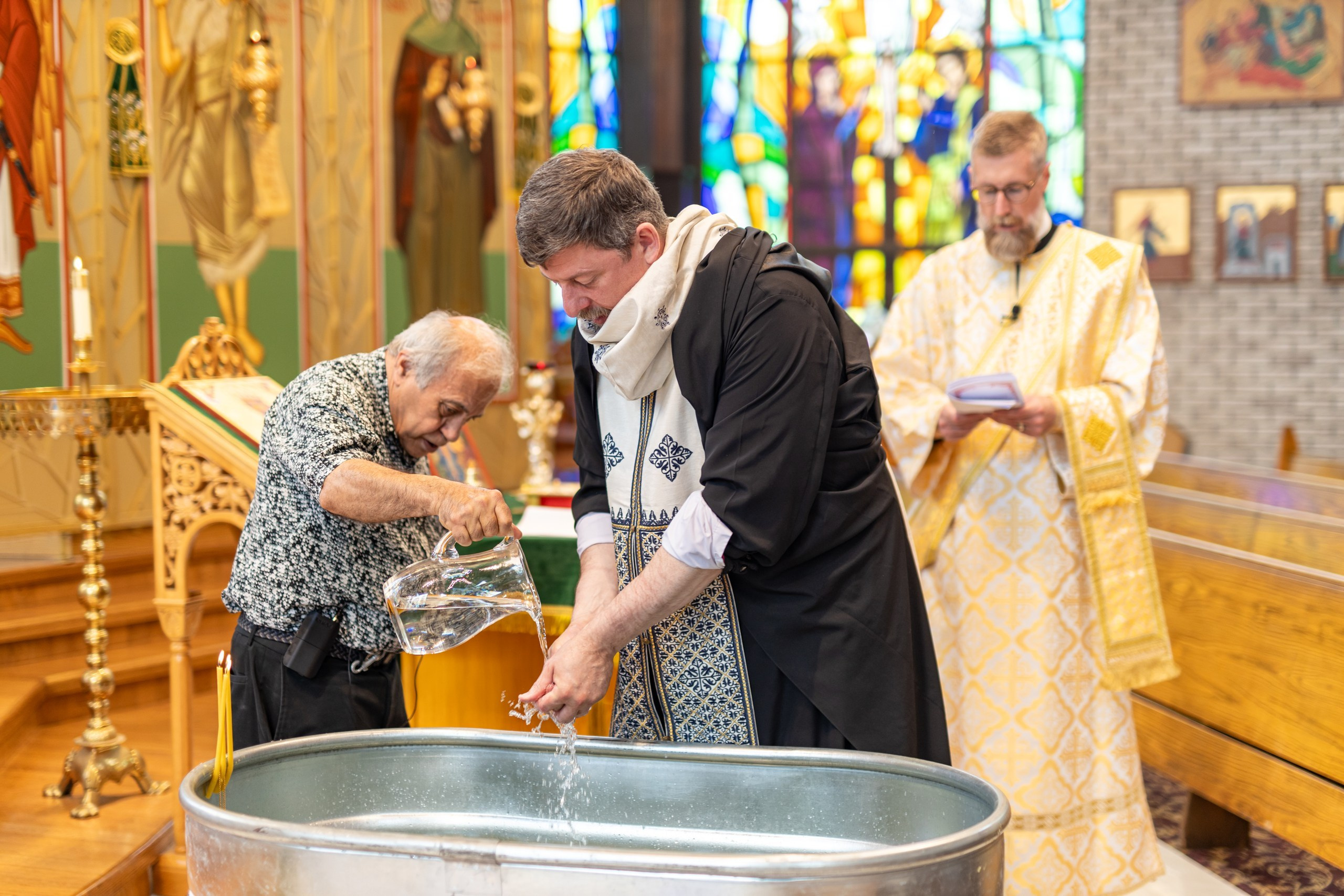 A Blessed Orthodox Baptism for Two. Family, lifestyle, and commercial photography in New York and New Jersey