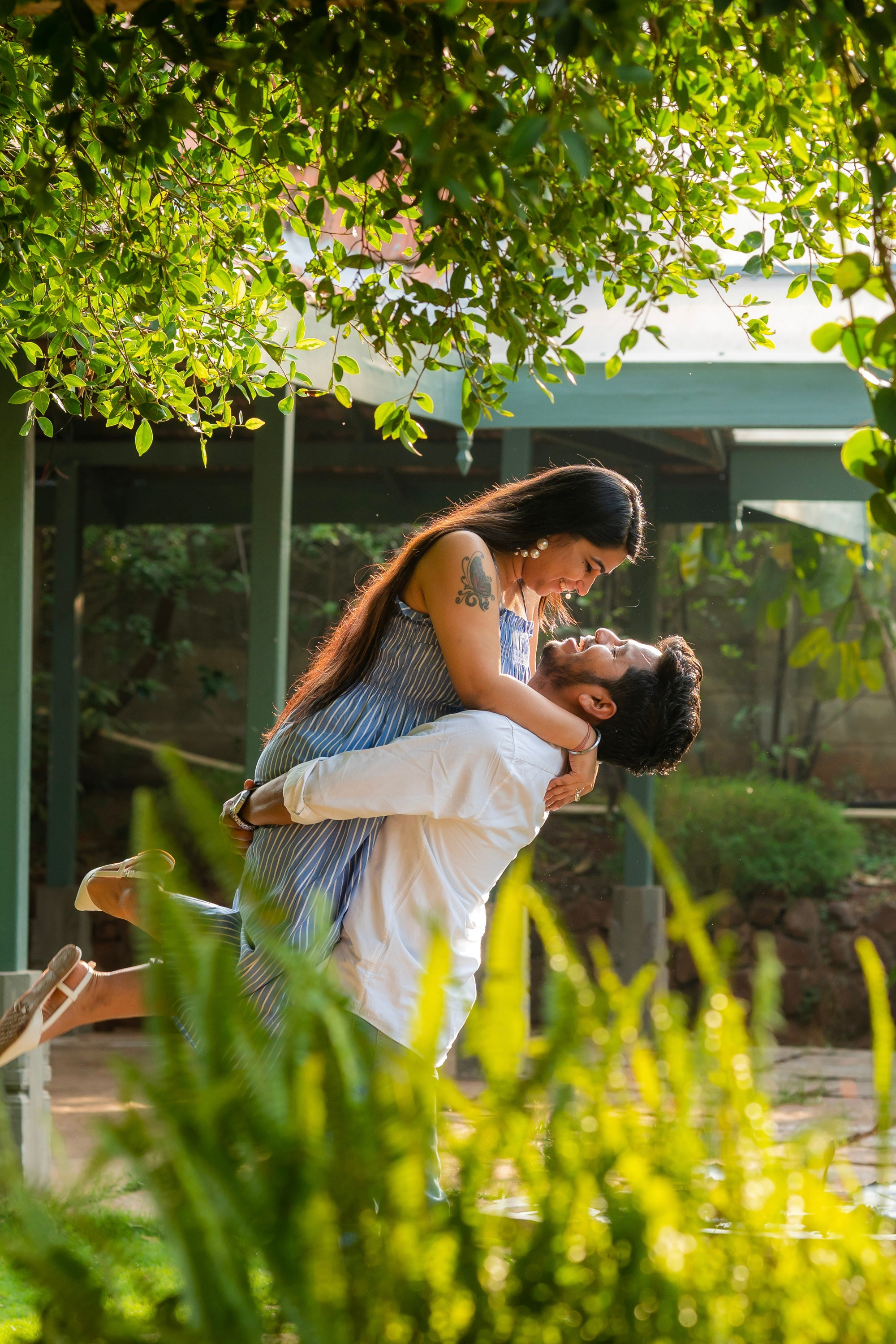 Prakriti & Ayush, Pre-Wedding Shoot at Shibravyi Courtyard, Bangalore | Truly Yours