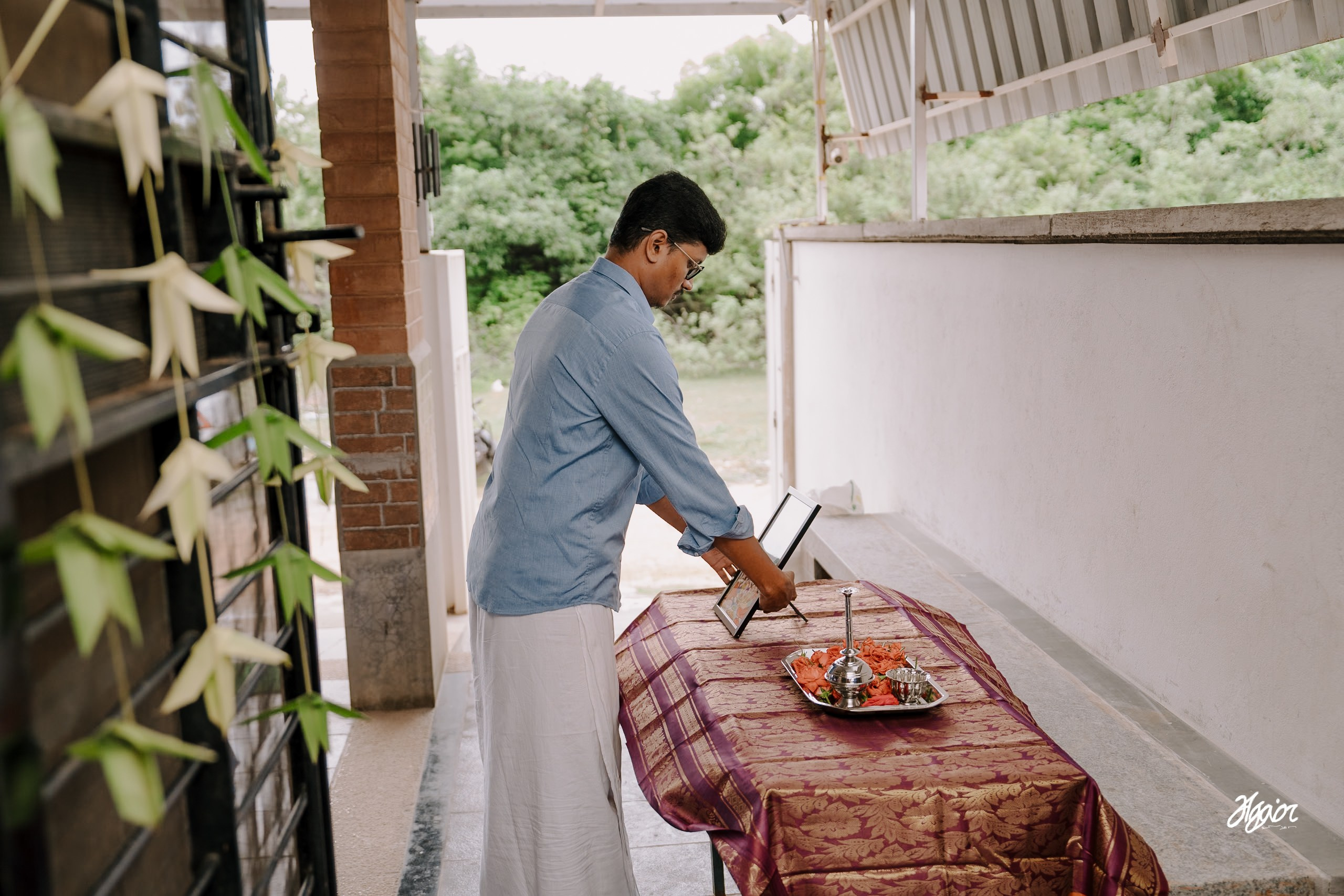 Wedding documentary photography in Pondicherry. Agam Vizha
