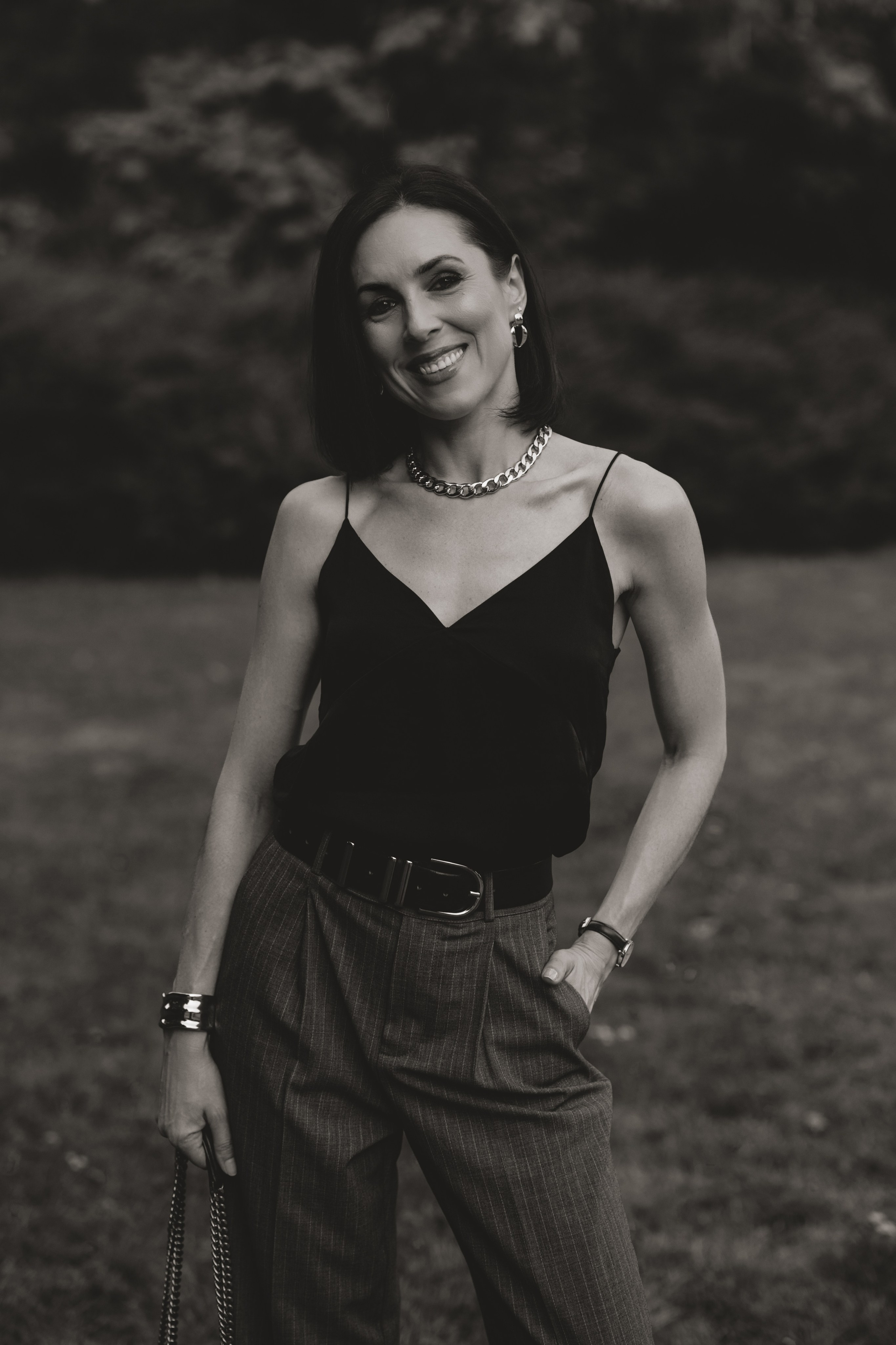 Elegant Street Portrait In Leipzig. Woman in business Suit. Kristina Kozheltsova- Soulful Portrait&Lifestyle&Love Story Photographer in Leipzig, Germany