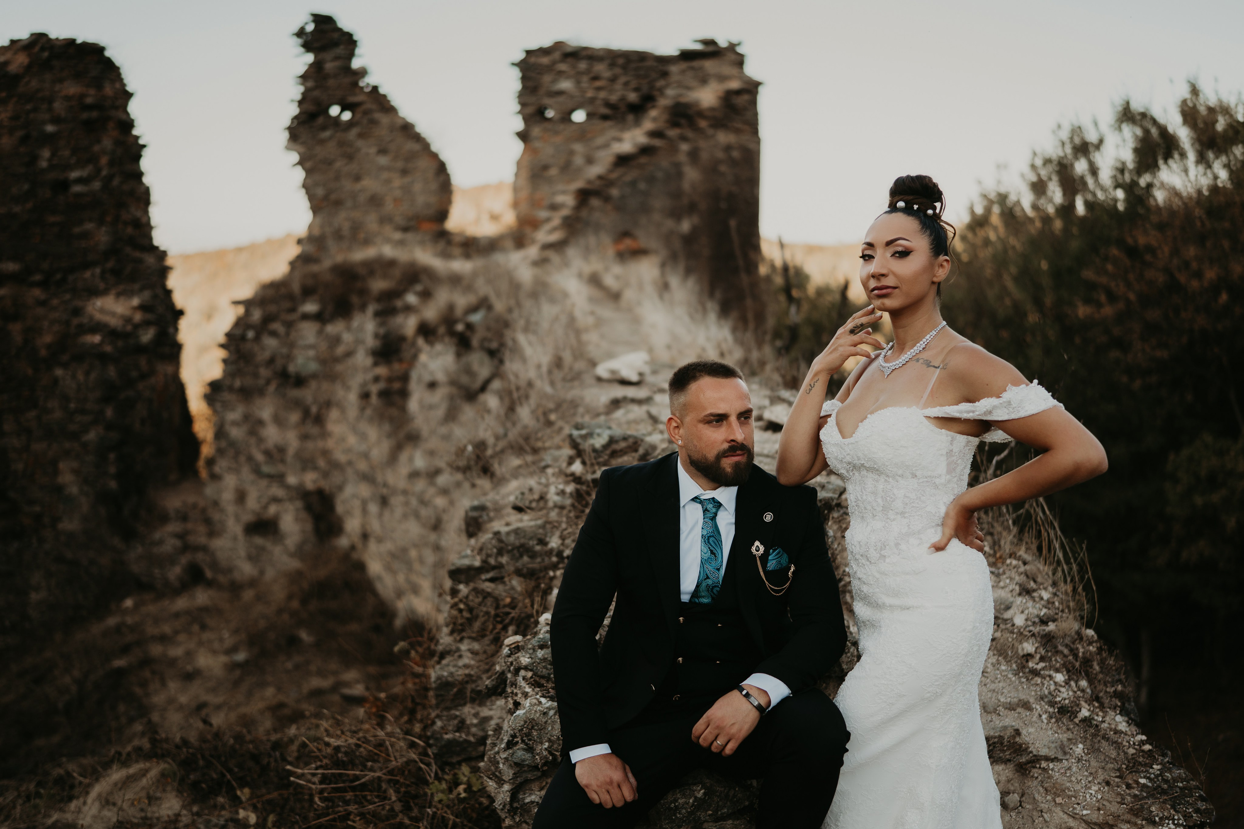 Trash the Dress / Cetatea Colt. Foto / Video nunta Deva, Hunedoara