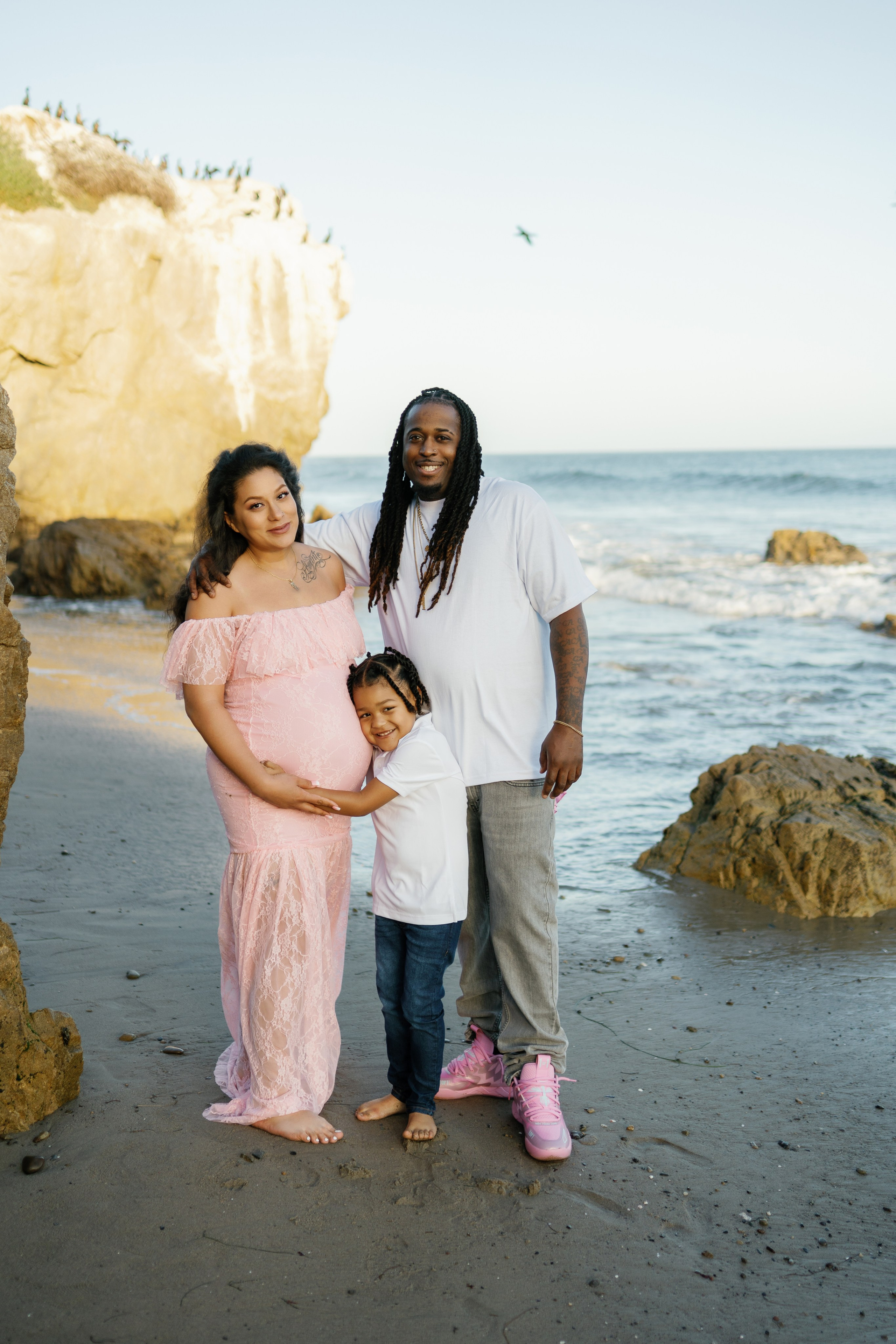El Matador Beach Maternity Session. Wedding Photography & Videography Team in California, Los Angeles, San Francisco, San Diego and Travel