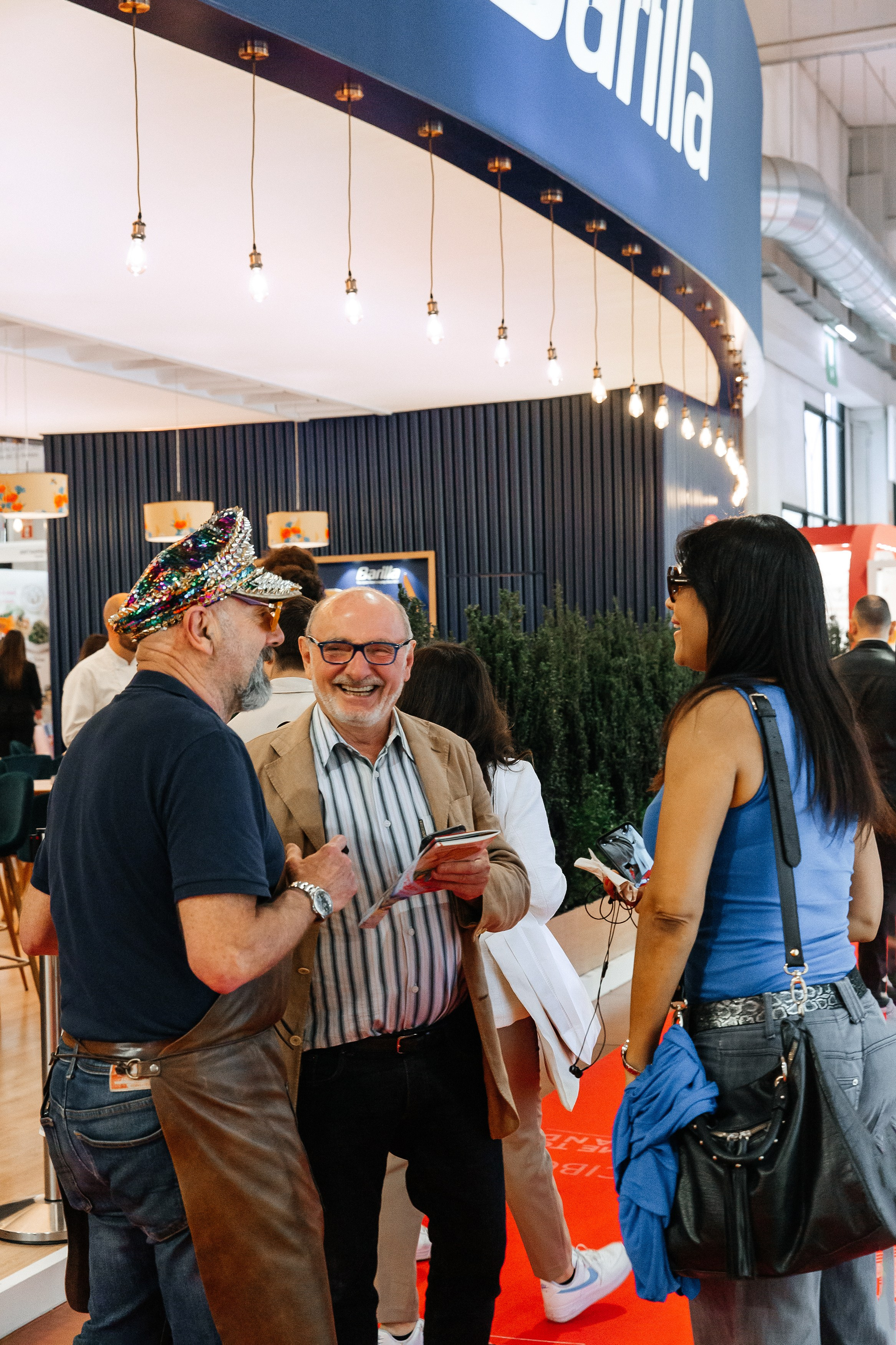 Stand Barilla alla fiera Cibus 2024 a Parma