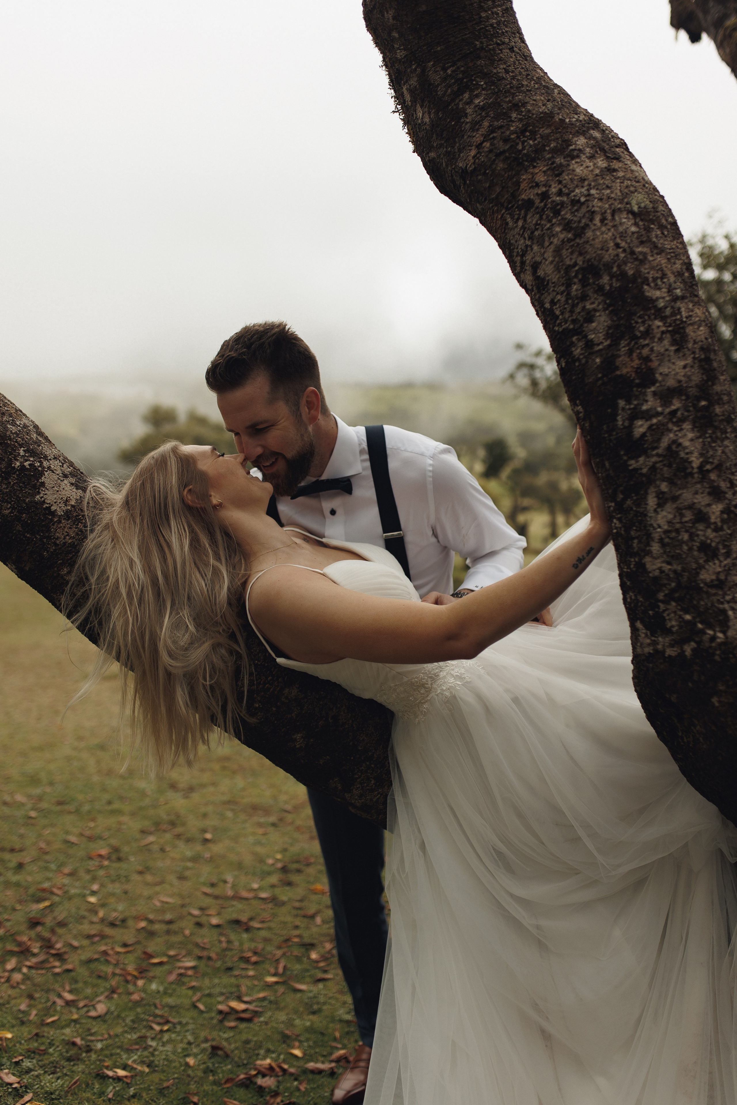Elopement in Madeira | Mystical Forest of Fanal. Wedding photographer and videographer based in Timisoara, Romania