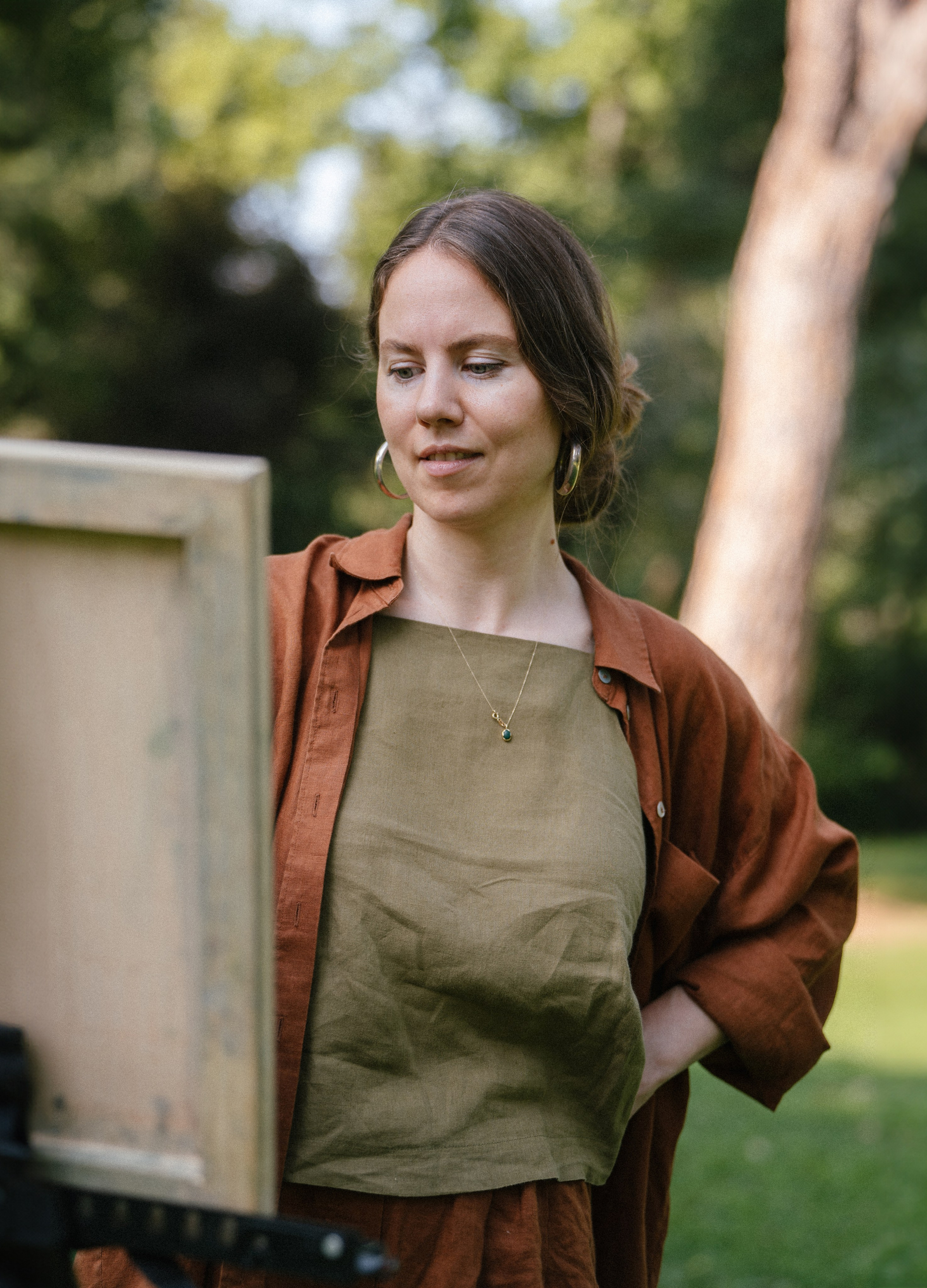 Portraits for the painter photographer Madrid. Photographer in Madrid, Spain. Alyona Belyaninova