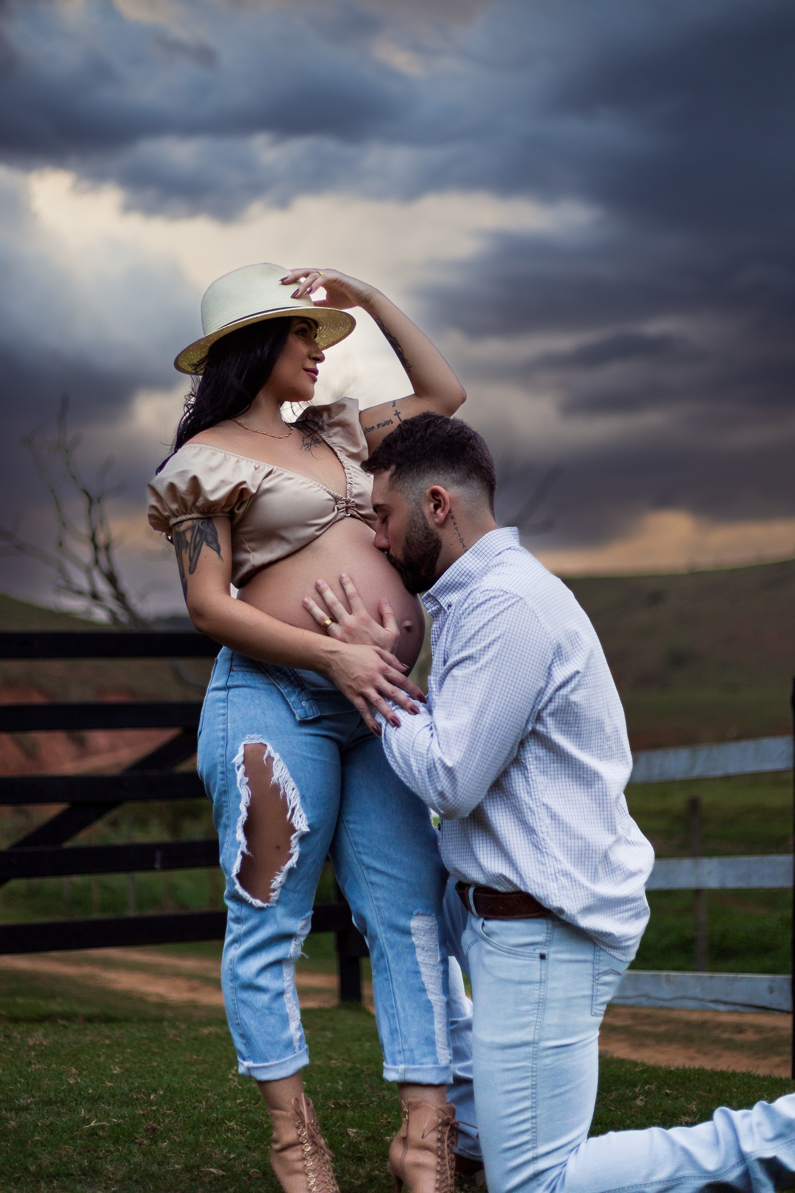 2023 | Said e Brenda — Gestante — Externo. Denis Damasceno | Fotografia