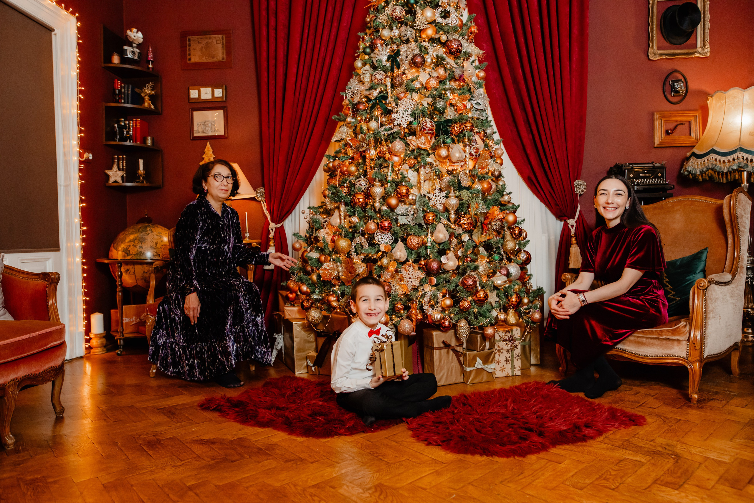 Sedinta Craciun Georgiana Baltaretu si fam. Ana Maria Dragan Fotograf Evenimente