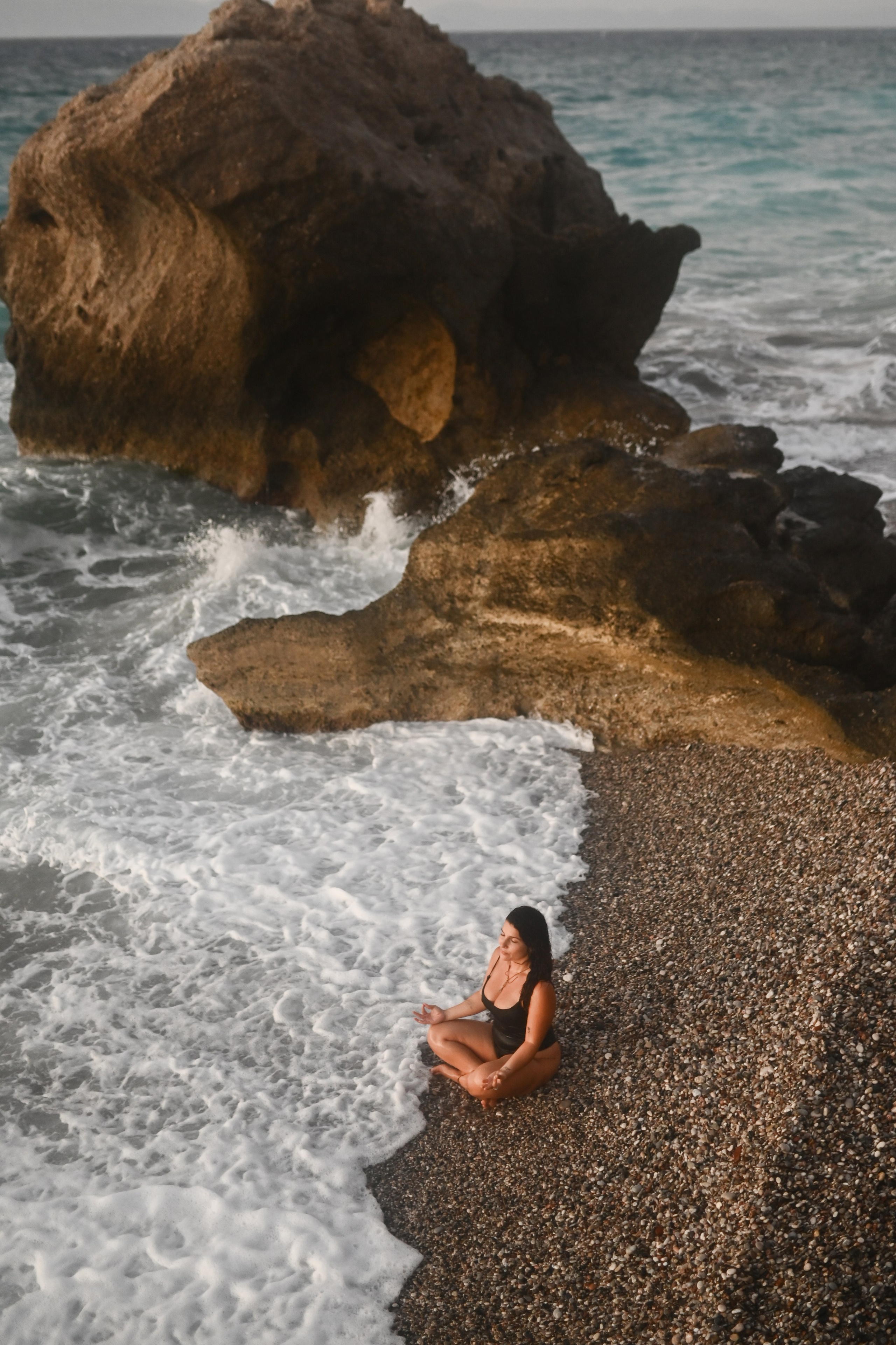 Yoga Photoshoot in Rhodes. Photographer in Rhodes Island