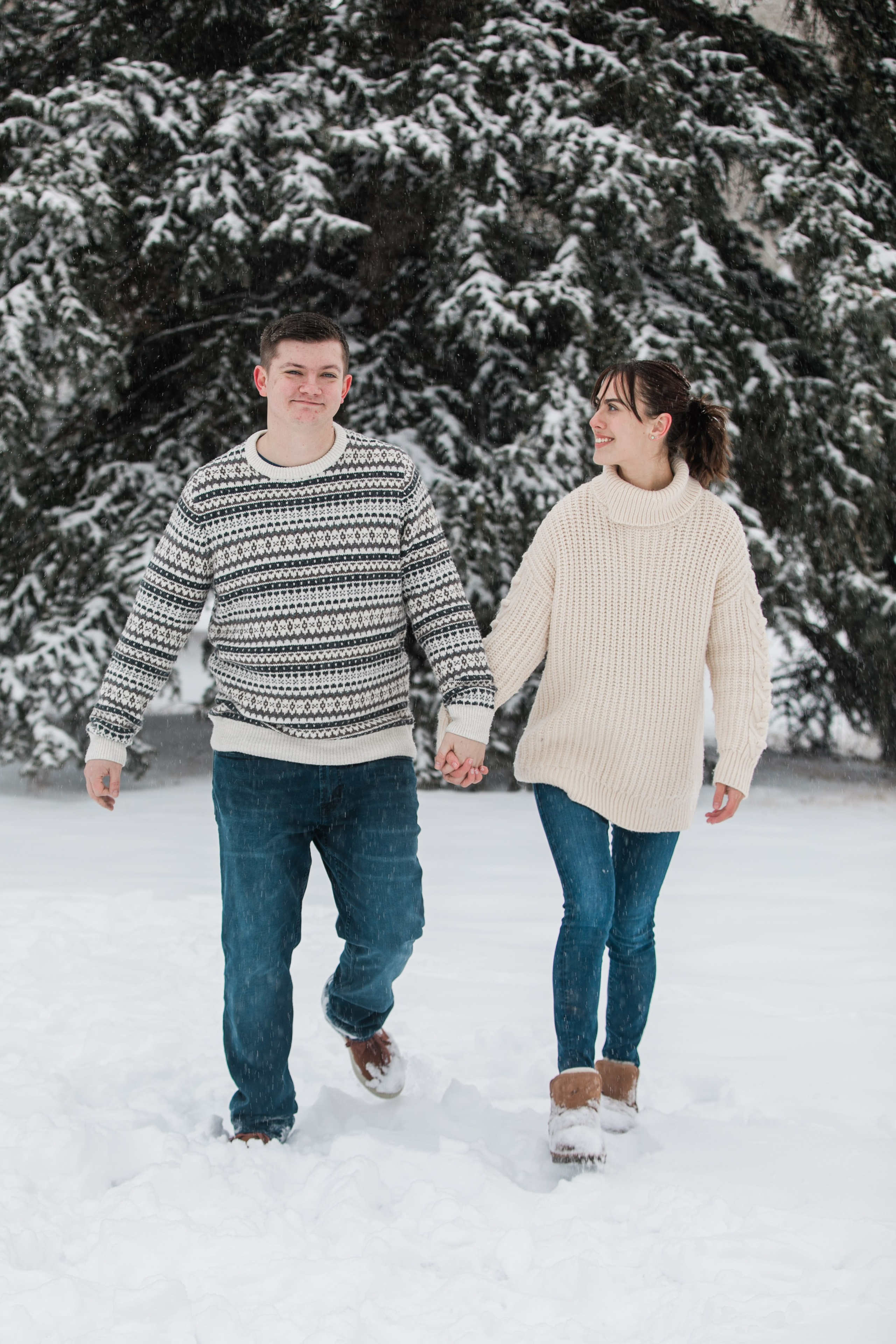 Zacher Winter Family Photos. Fotografía accesible en Calgary