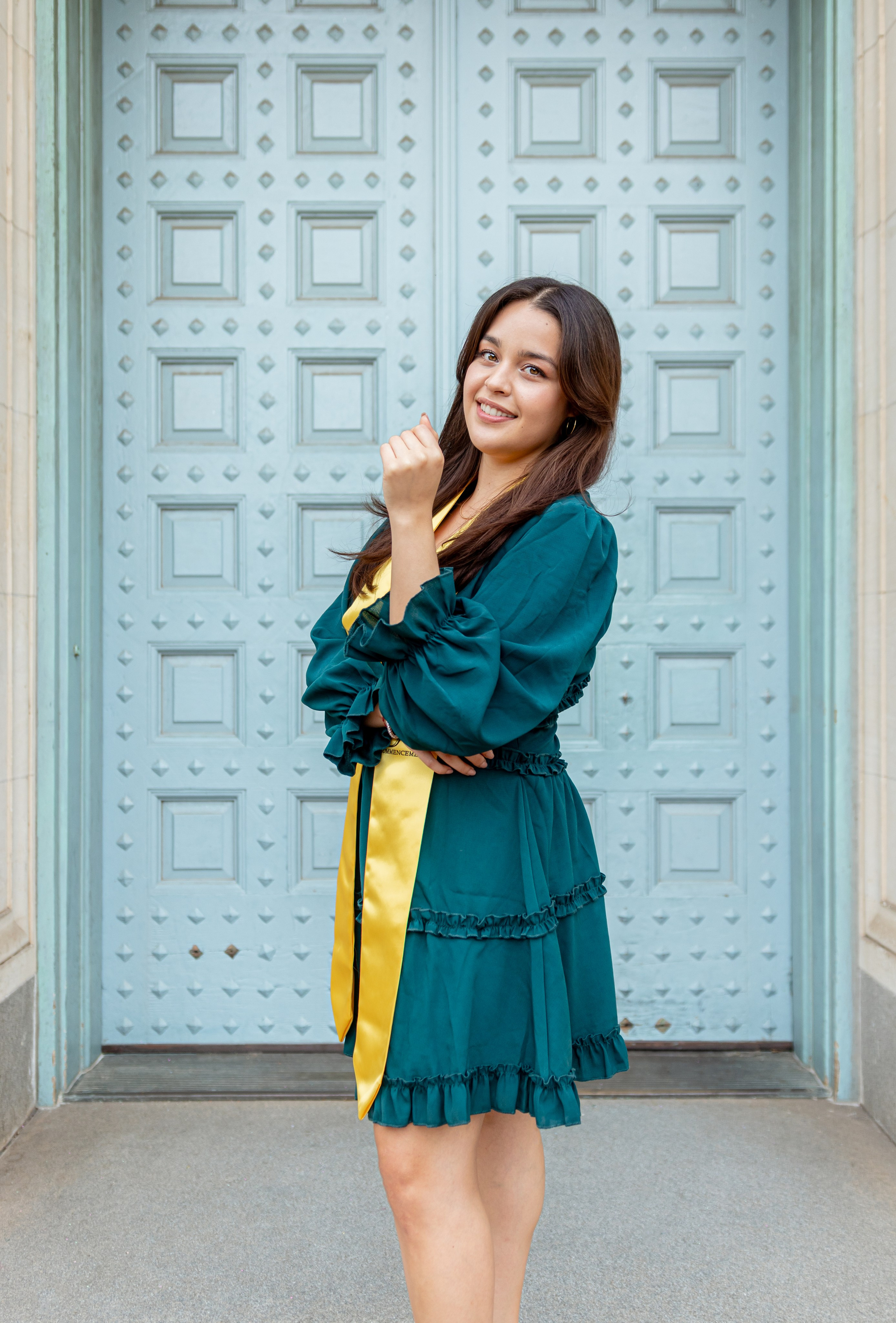 Monica’s graduation photoshoot at the University of Texas Austin