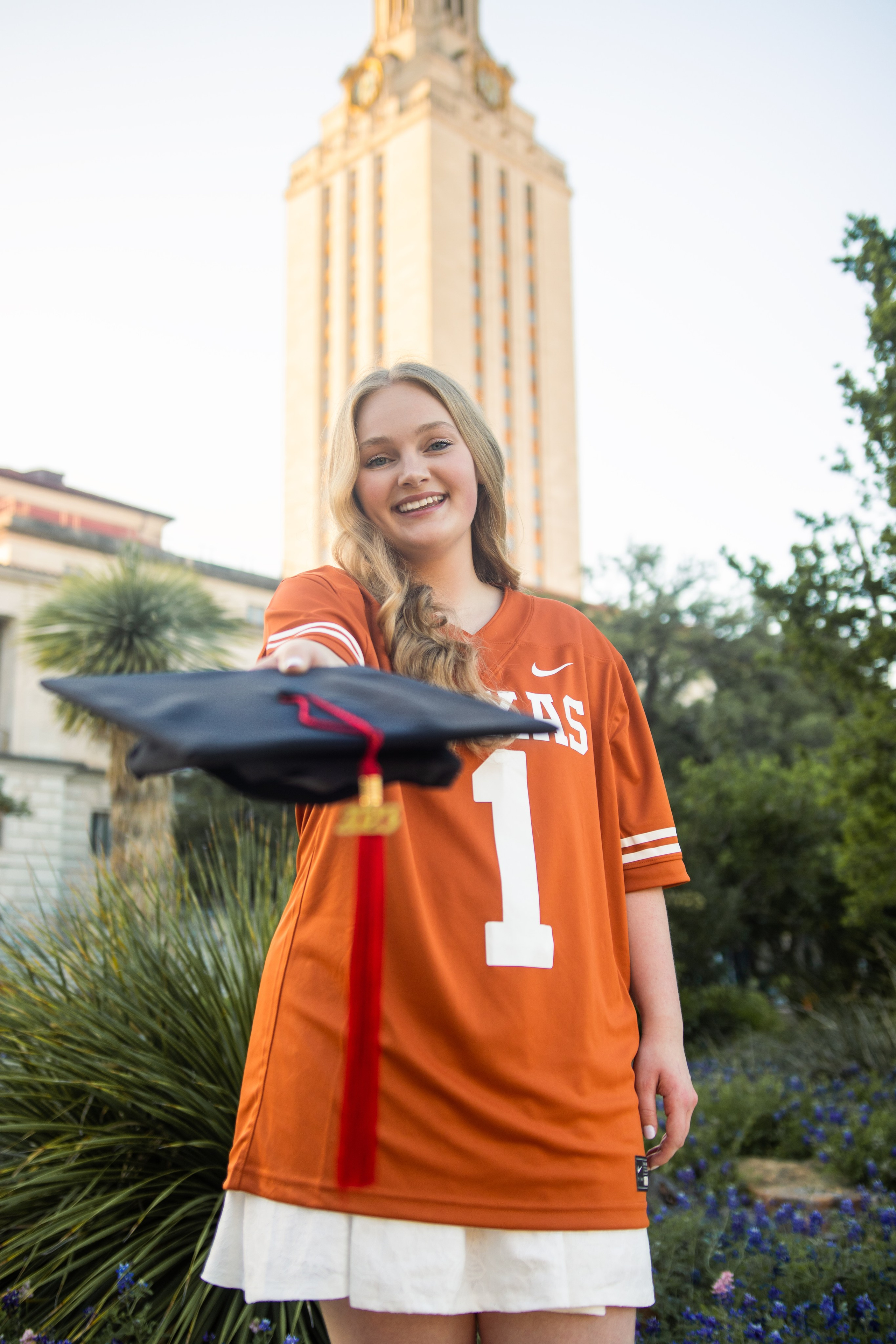 Kristen’s senior photoshoot at the University of Texas Austin