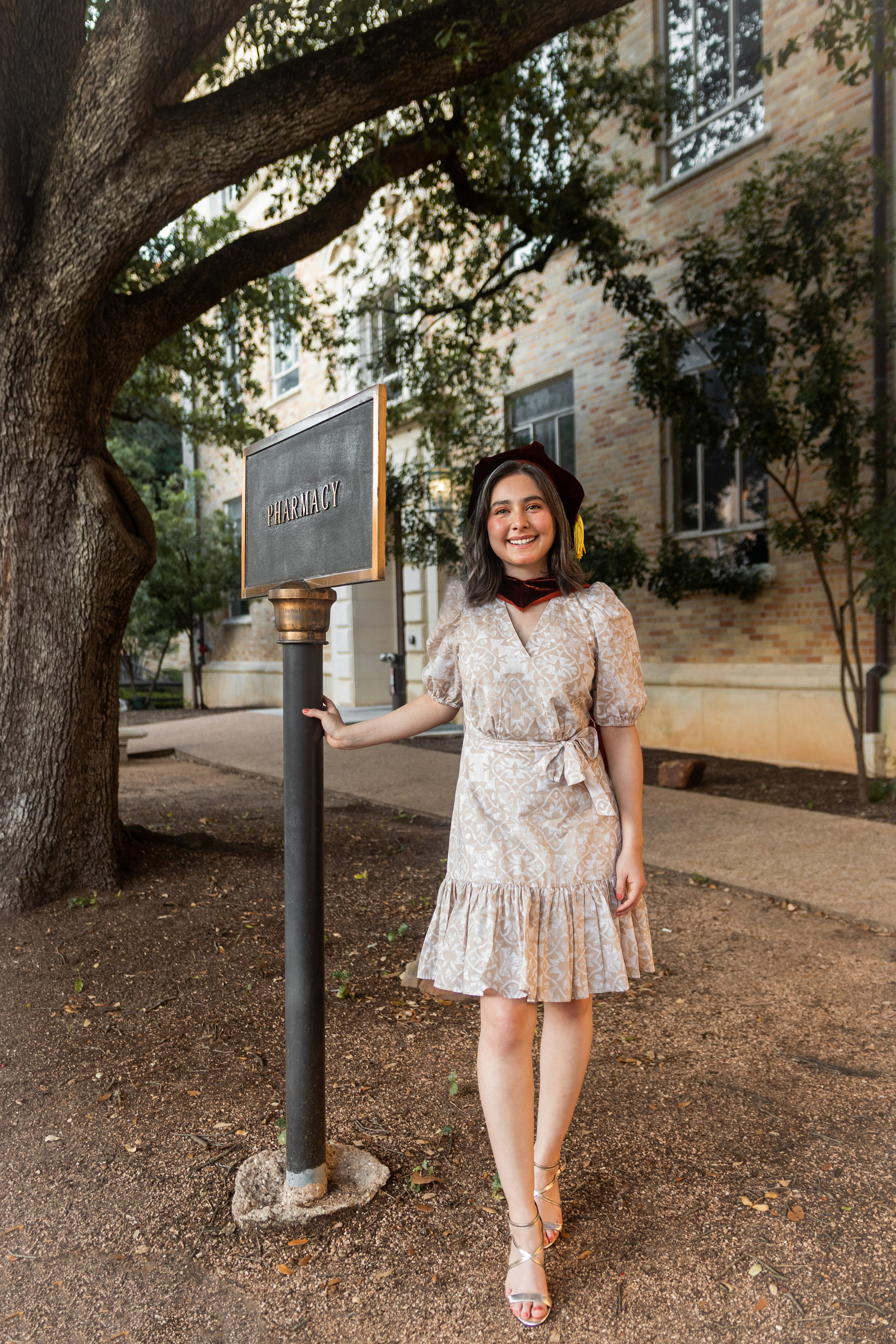 Paola’s graduation photoshoot at the University of Texas Austin
