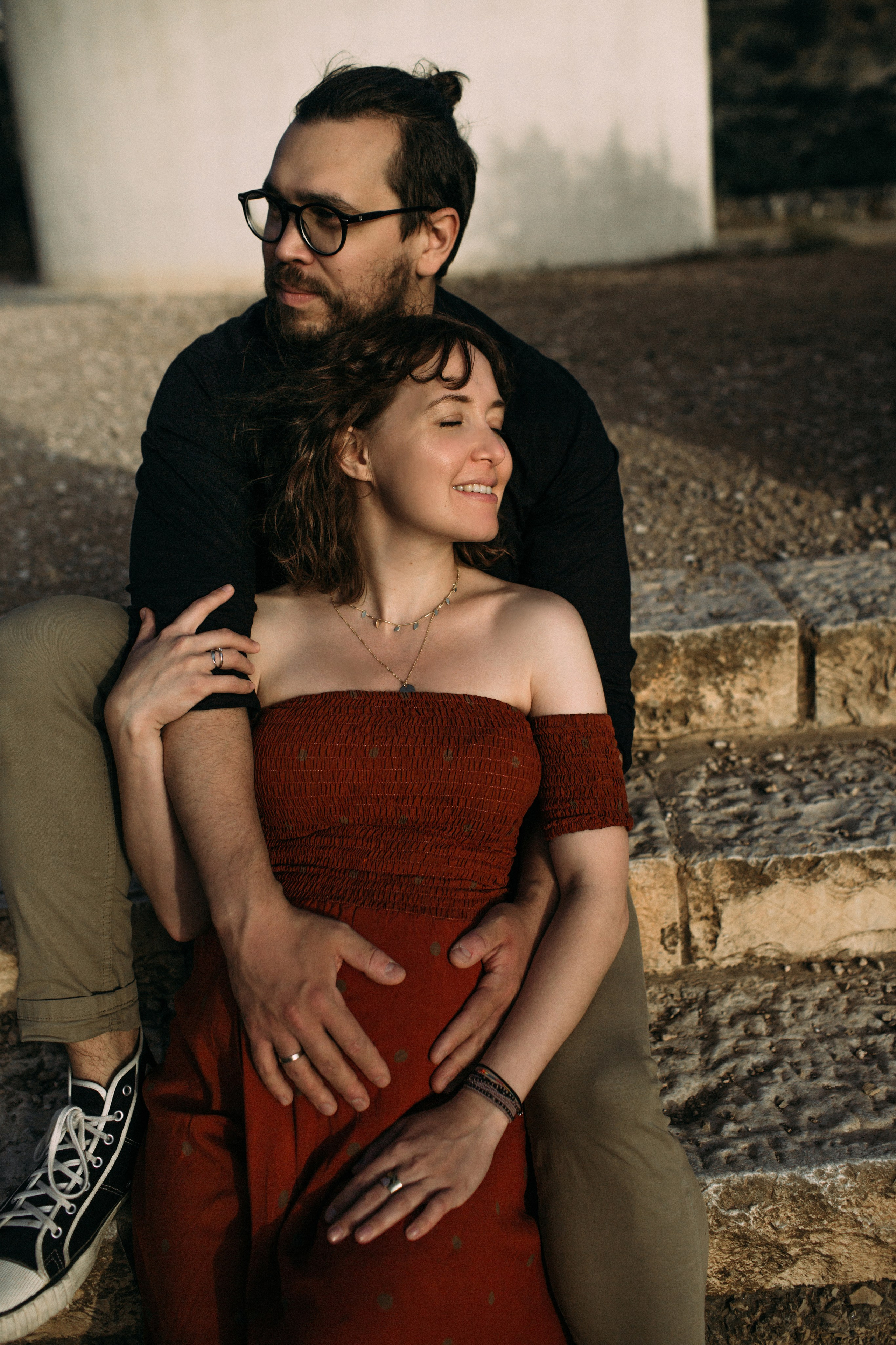 Genya & Sasha at Stella Maris. Family photographer in Israel