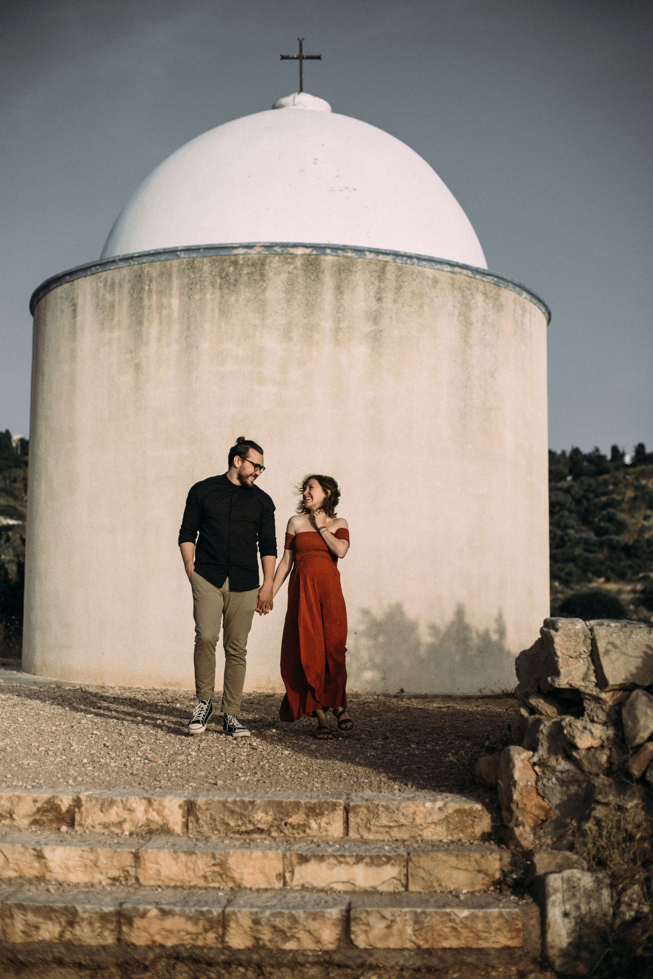 Genya & Sasha at Stella Maris. Family photographer in Israel