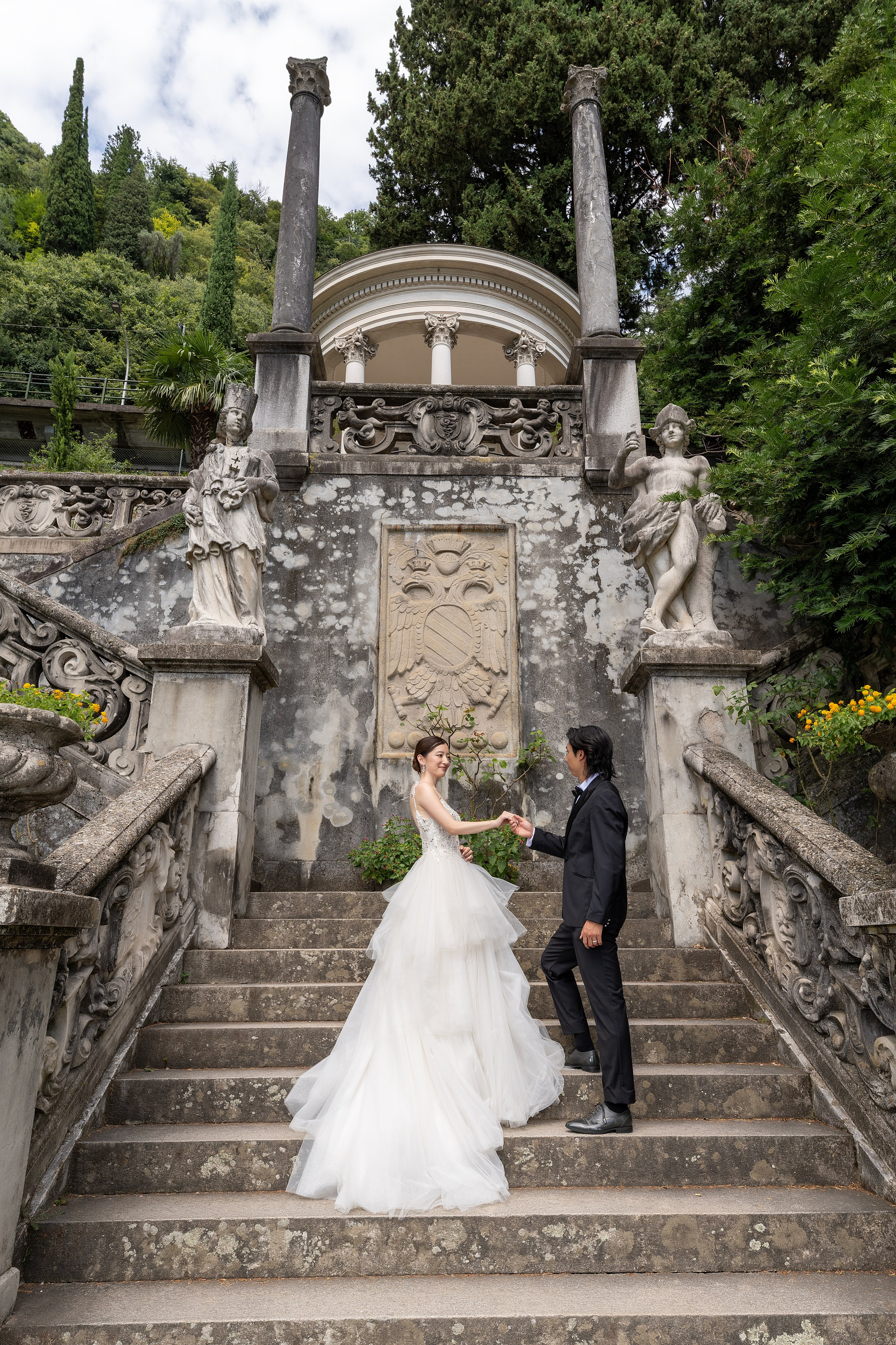 Wedding Villa Monastero. Fotografo matrimonio Lago di Como Ferrari Media Production
