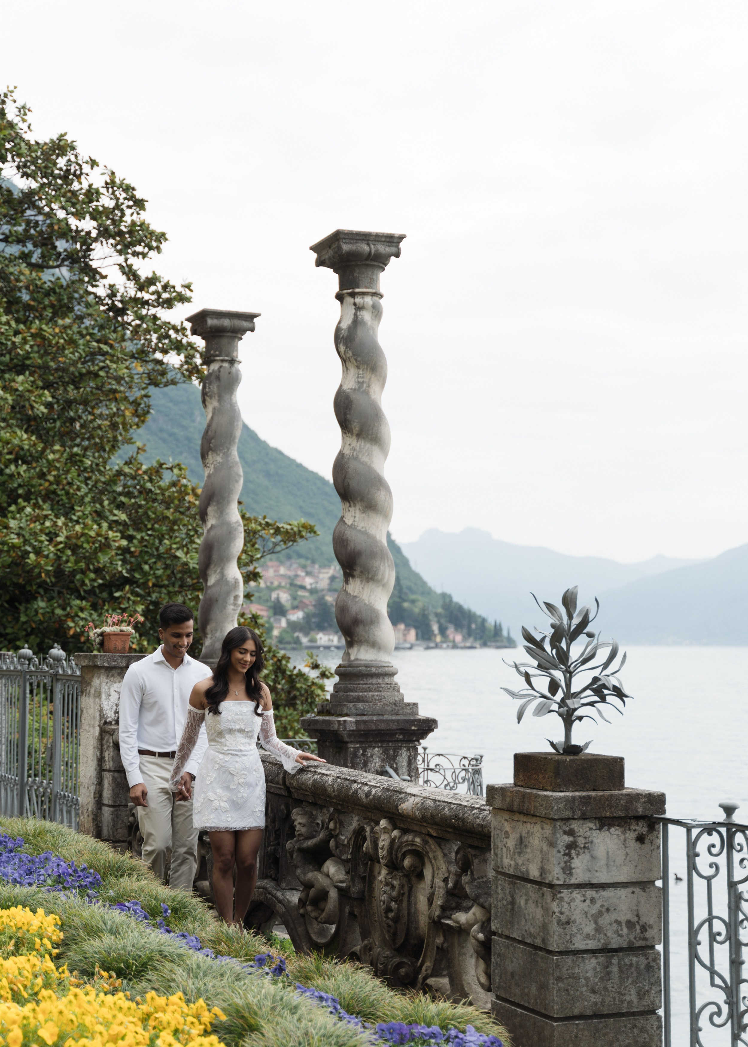Villa Monastero Secret Proposal. Proposal Photographer in Lake Como