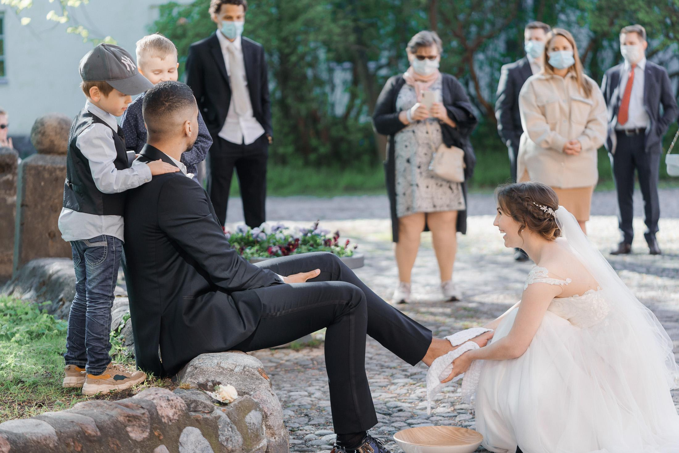 Hääkuvaus Suomenlinnan Upseerikerho