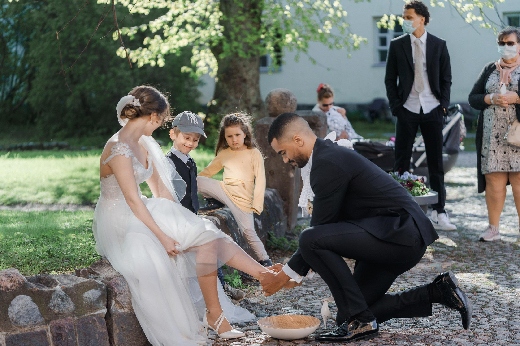 Hääkuvaus Suomenlinnan Upseerikerho