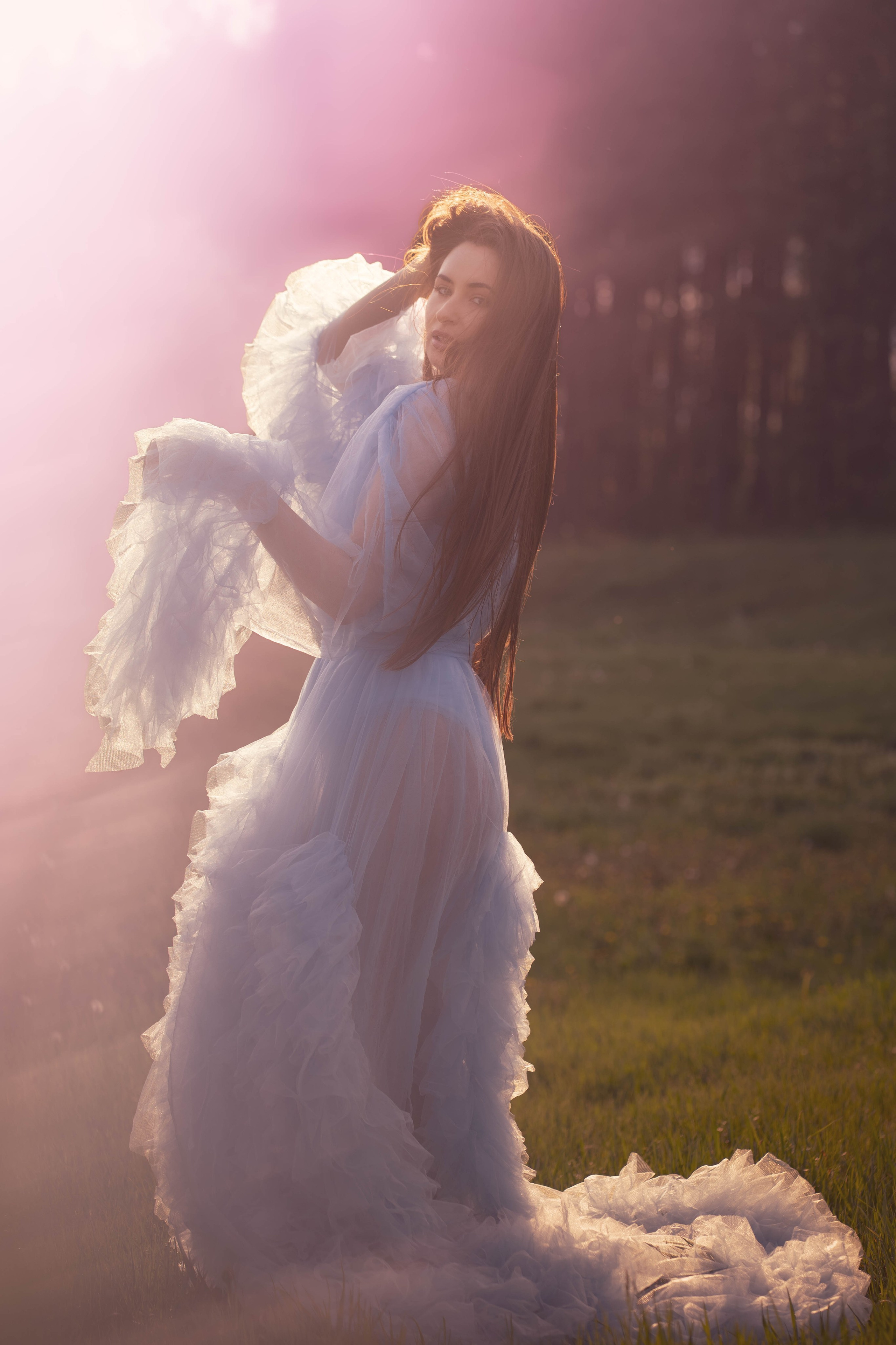 Saulėlydis su Dominika. Fotografija — Olga Bojarin