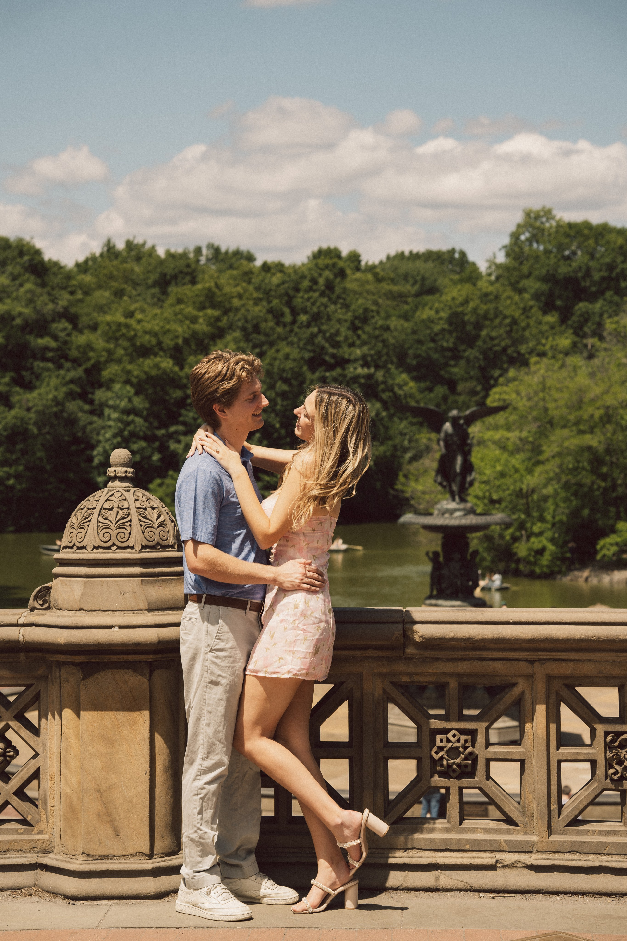 Surprise proposal Central Park. New York + destination photographer