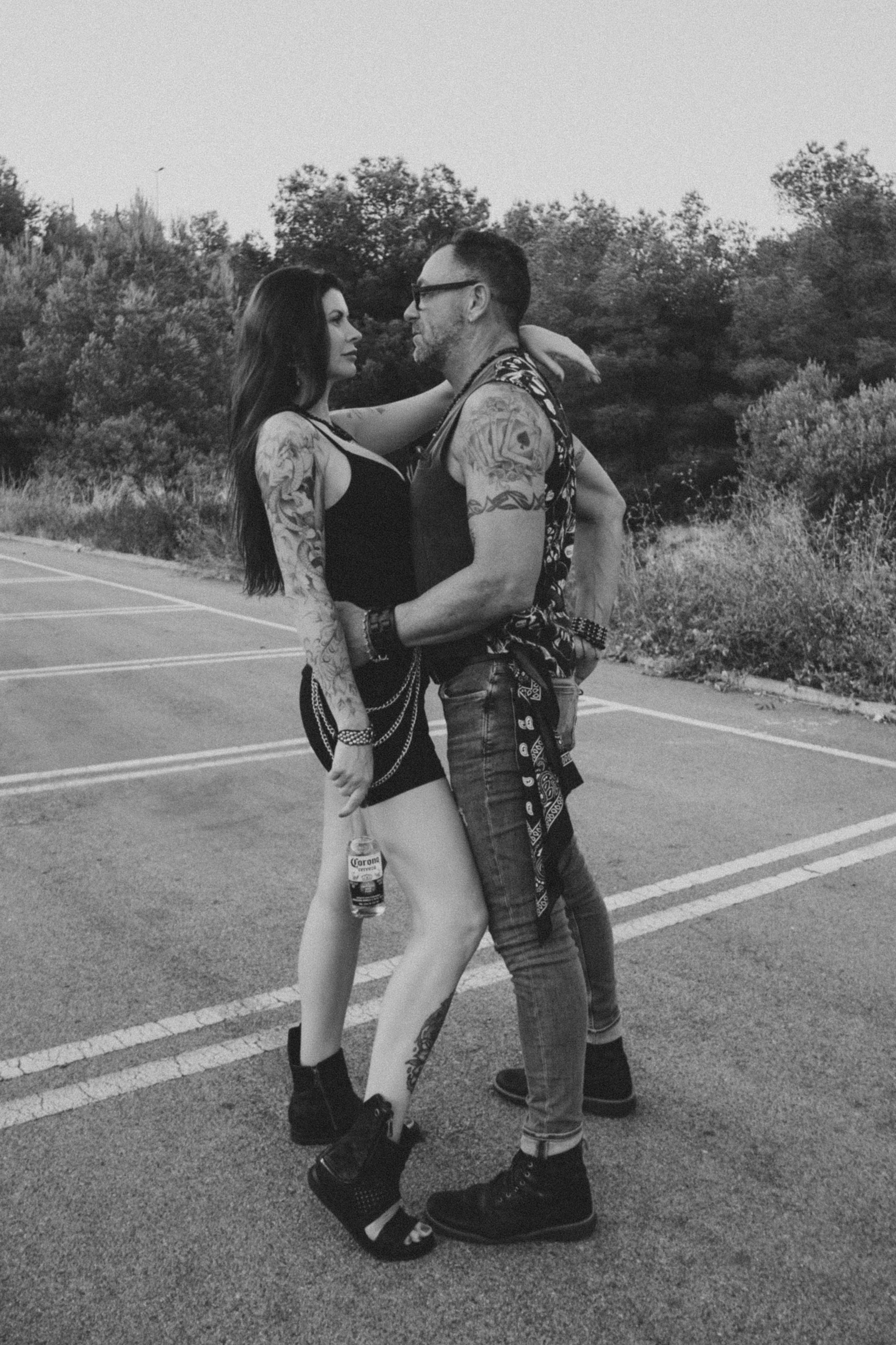 Фотосессия пары на мотоцикле. Профессиональная фотосъемка в Калафелле — Елена Медведева