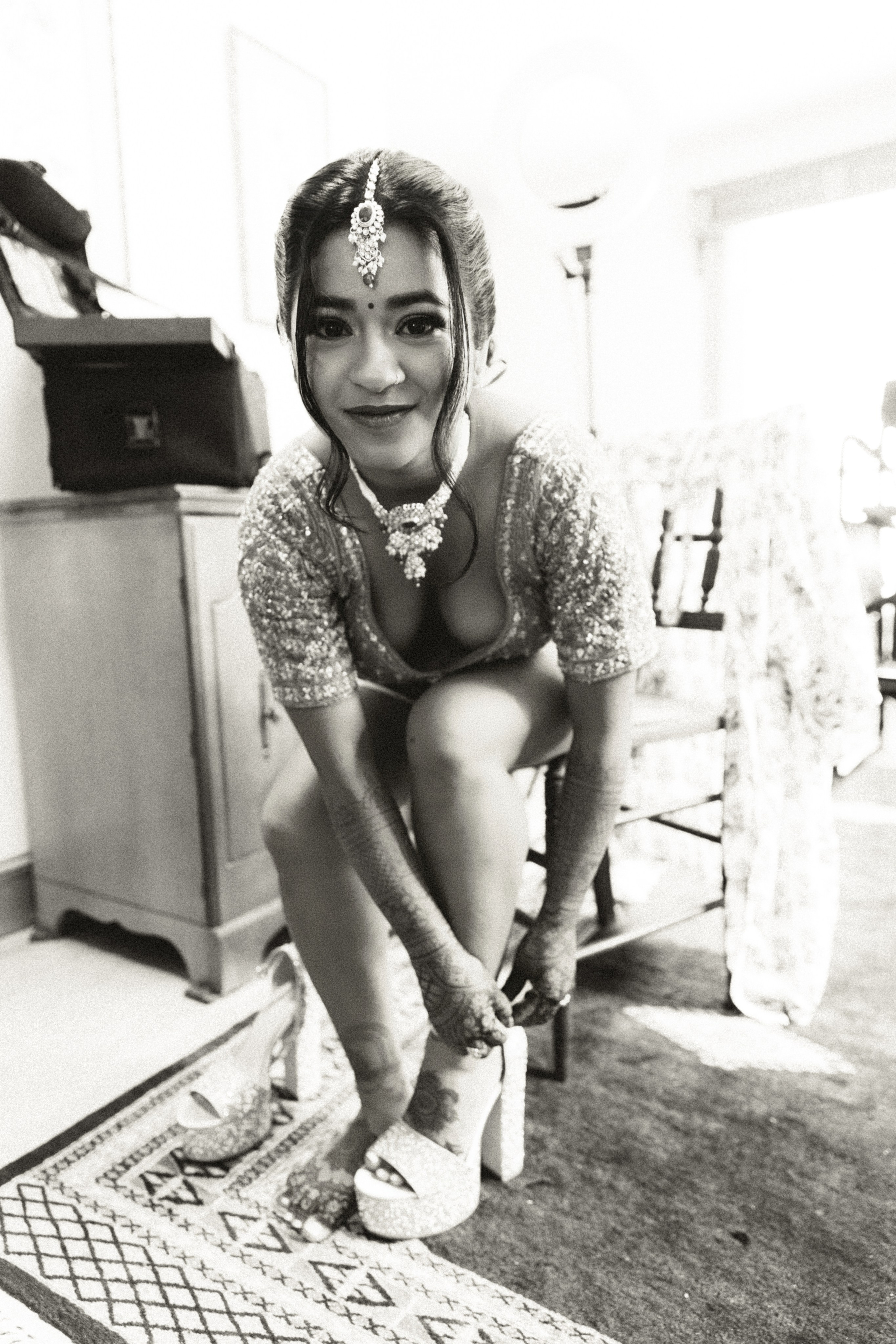 Two-Bride Multicultural Wedding in New Hampshire | Haldi & Nikah