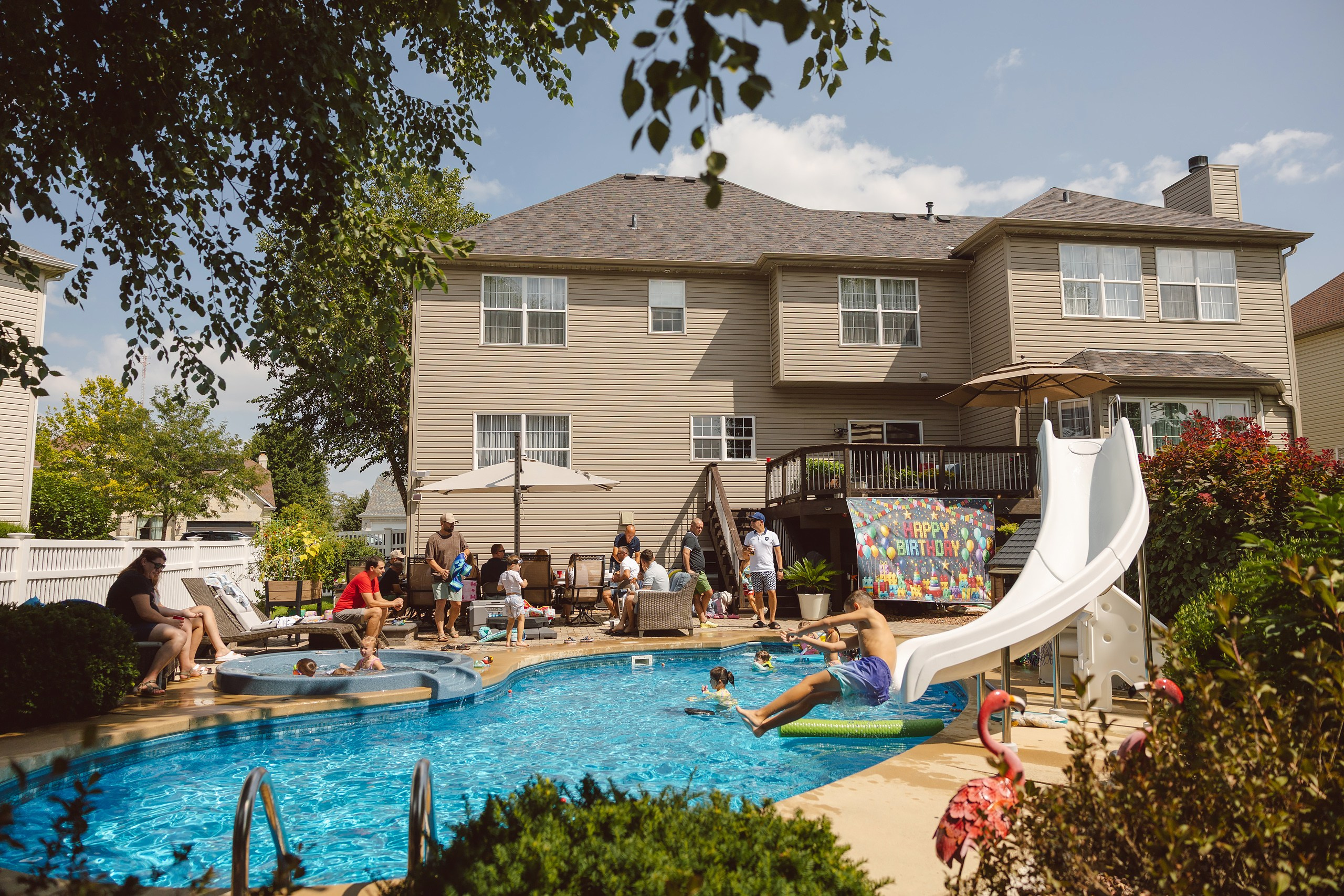 Birthday Party. Wedding family event photographer in Chicago Nick Yushevich