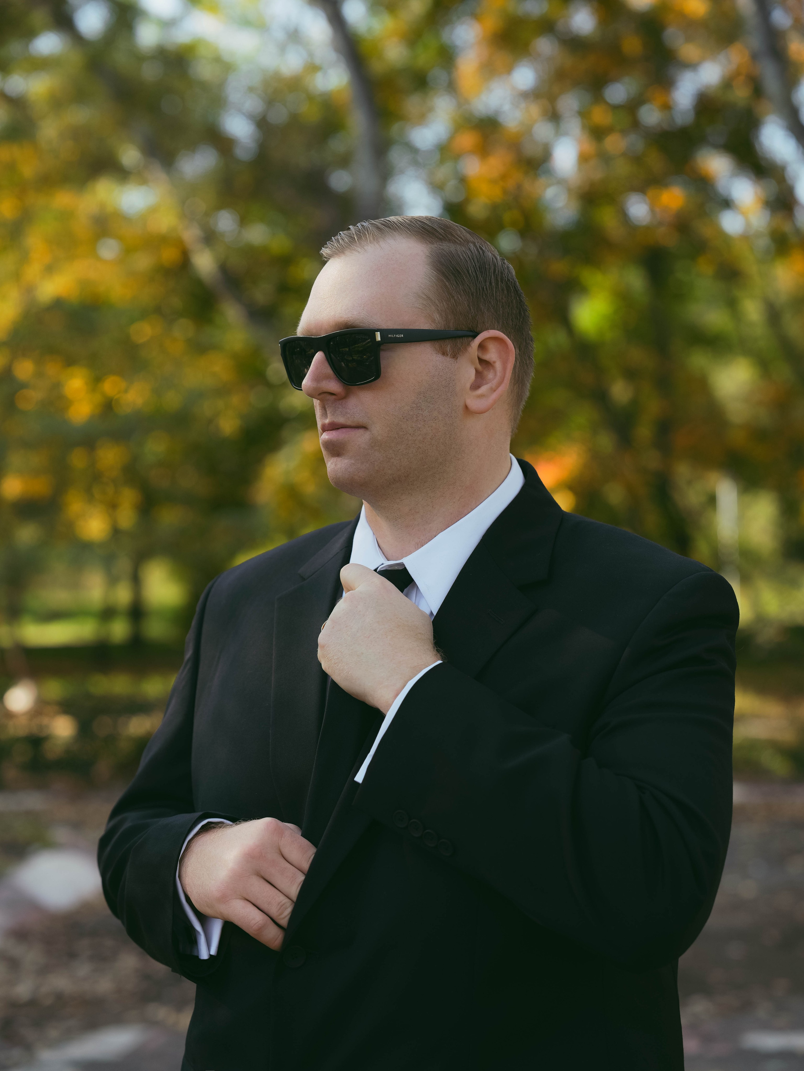Groom during the Lisi Lake photo shoot, Tbilisi 