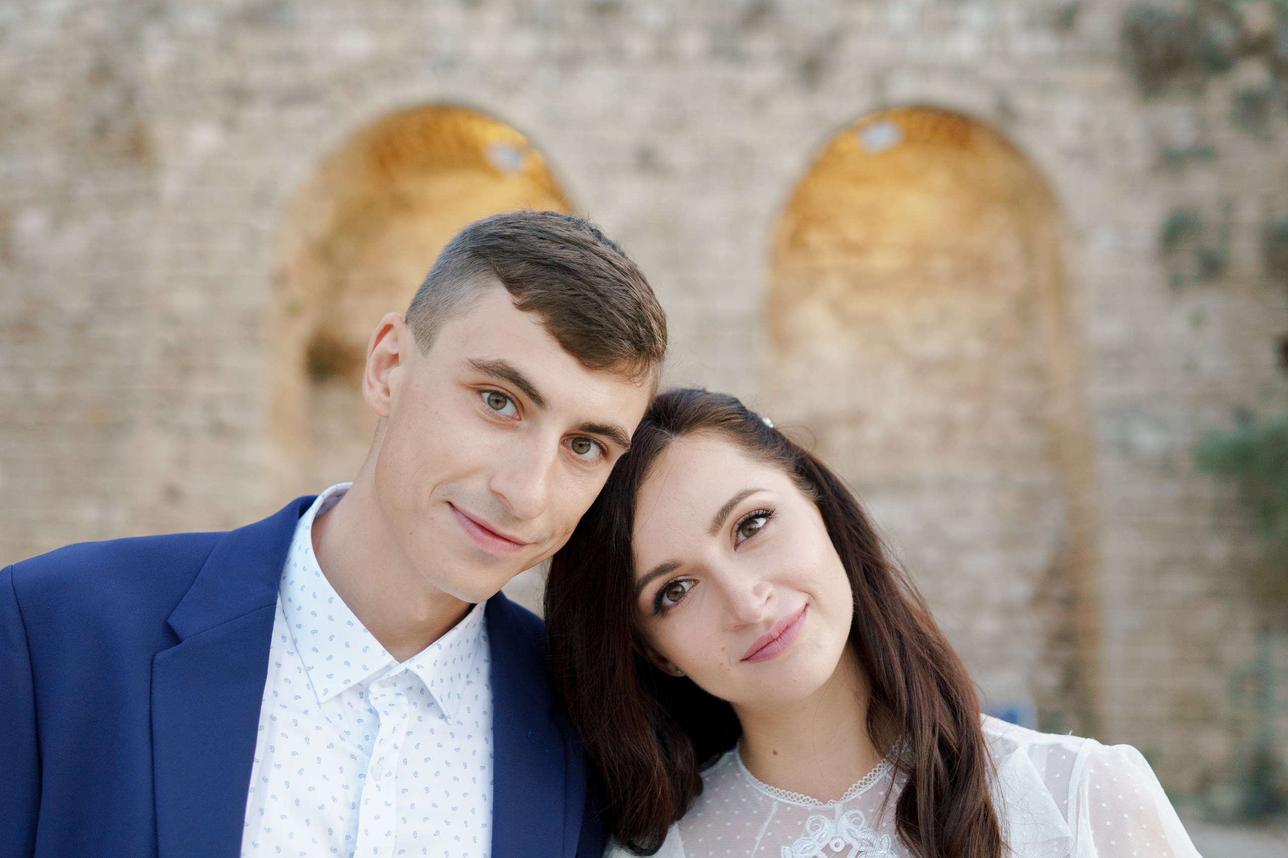 Свадебная прогулка в старом городе Яффо, Настя и Артем. Фотограф и видеограф в Португалии