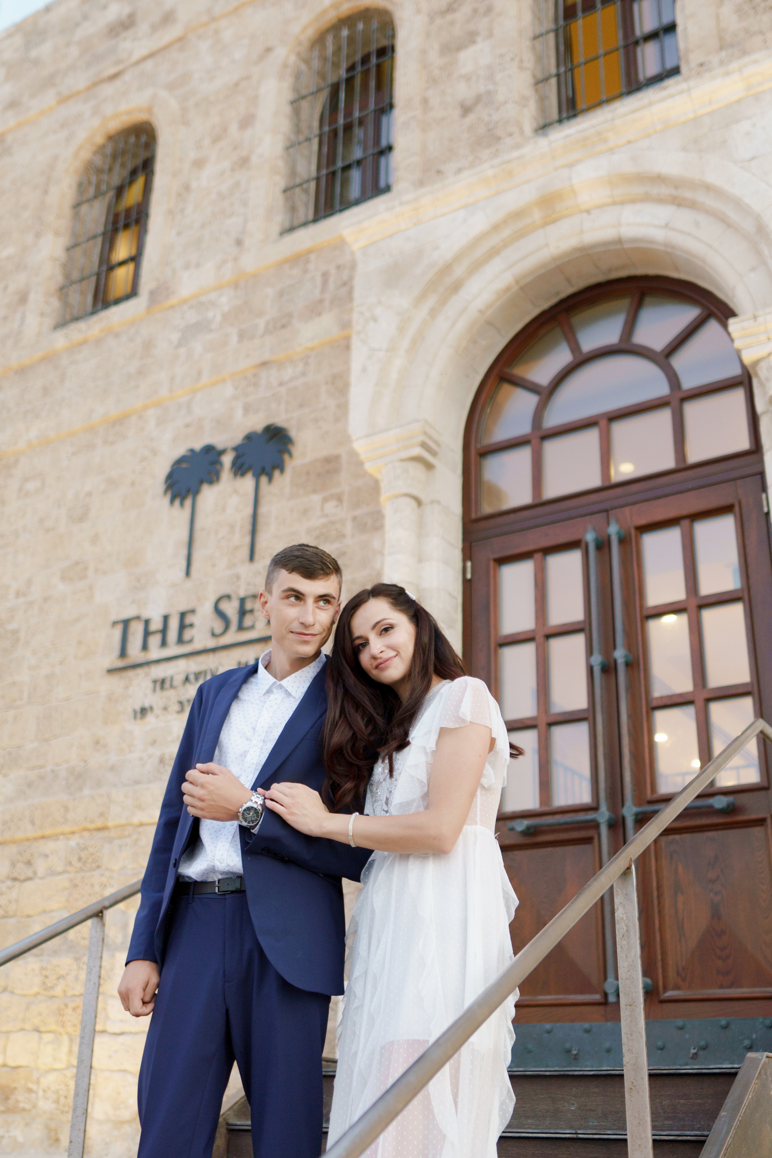 Свадебная прогулка в старом городе Яффо, Настя и Артем. Фотограф и видеограф в Португалии