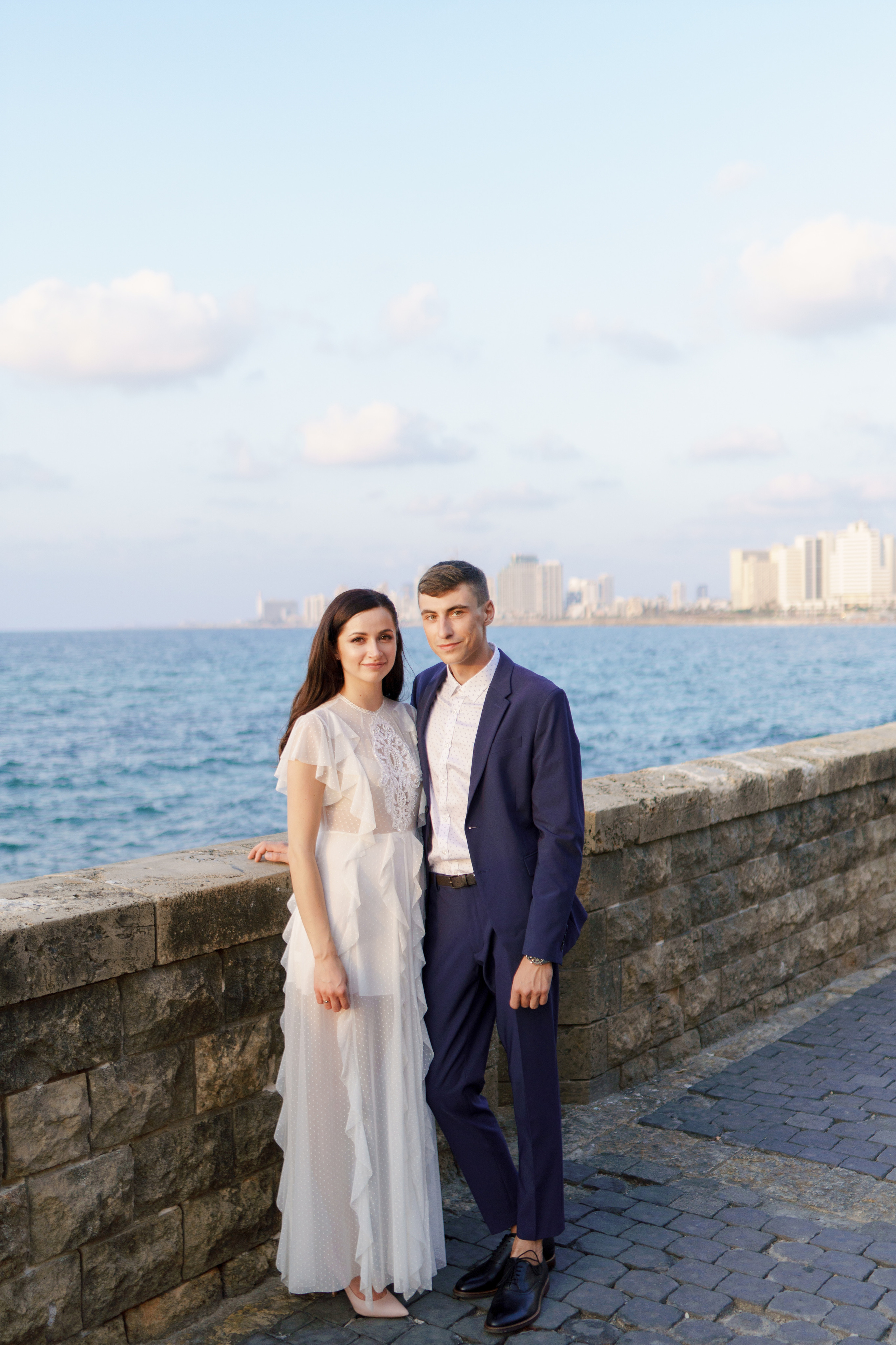 Свадебная прогулка в старом городе Яффо, Настя и Артем. Фотограф и видеограф в Португалии