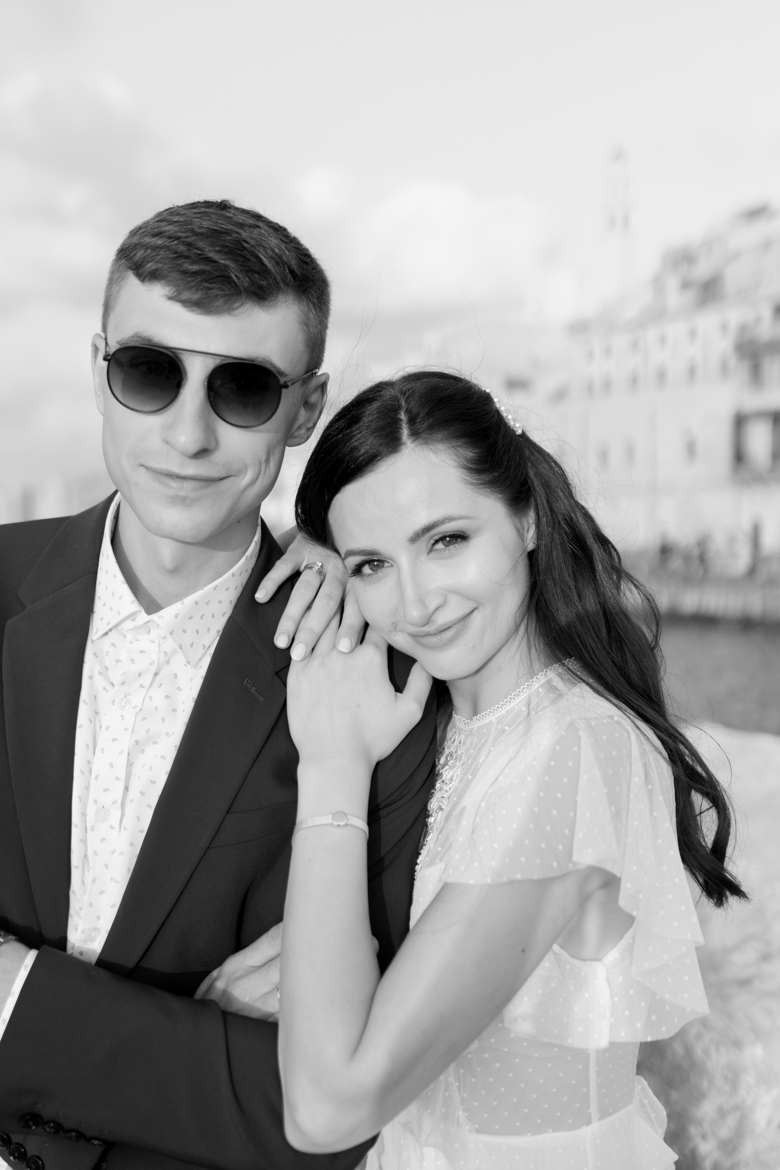 Свадебная прогулка в старом городе Яффо, Настя и Артем. Фотограф и видеограф в Португалии