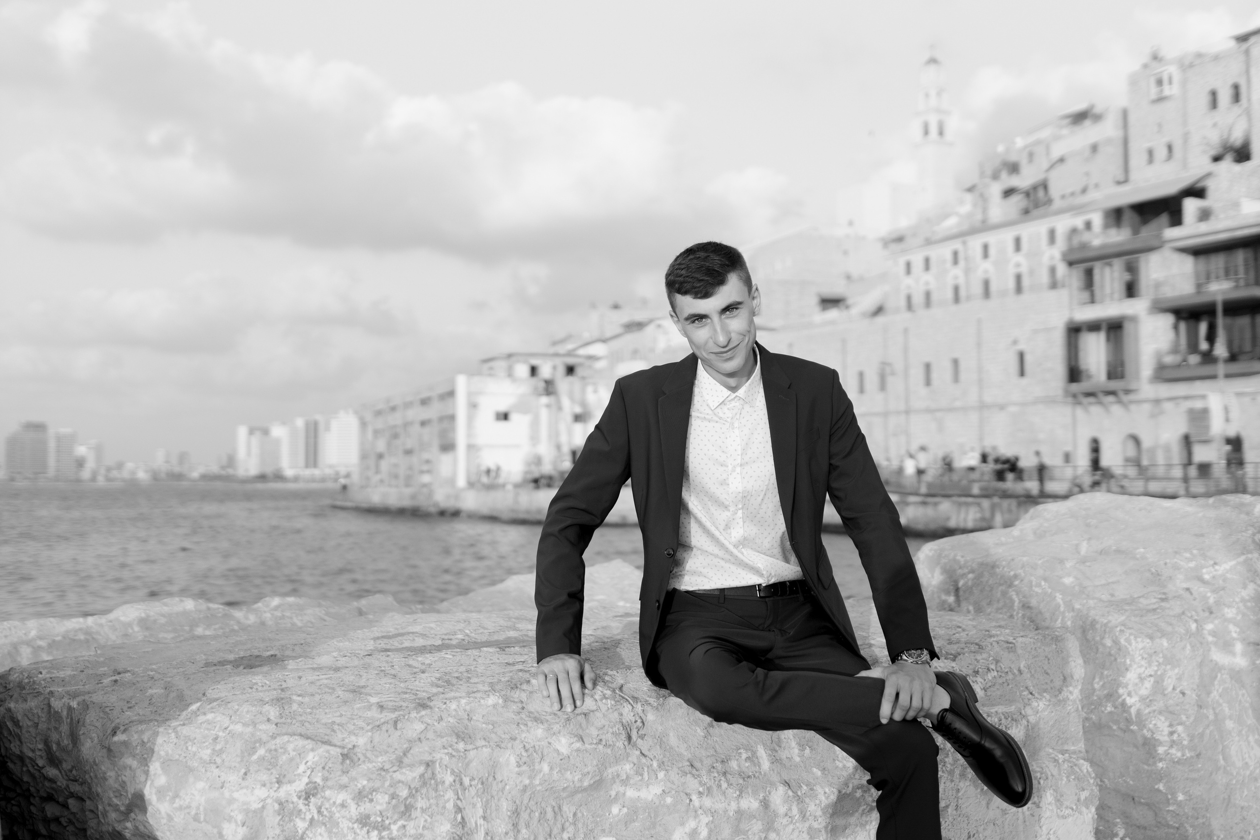 Свадебная прогулка в старом городе Яффо, Настя и Артем. Фотограф и видеограф в Португалии