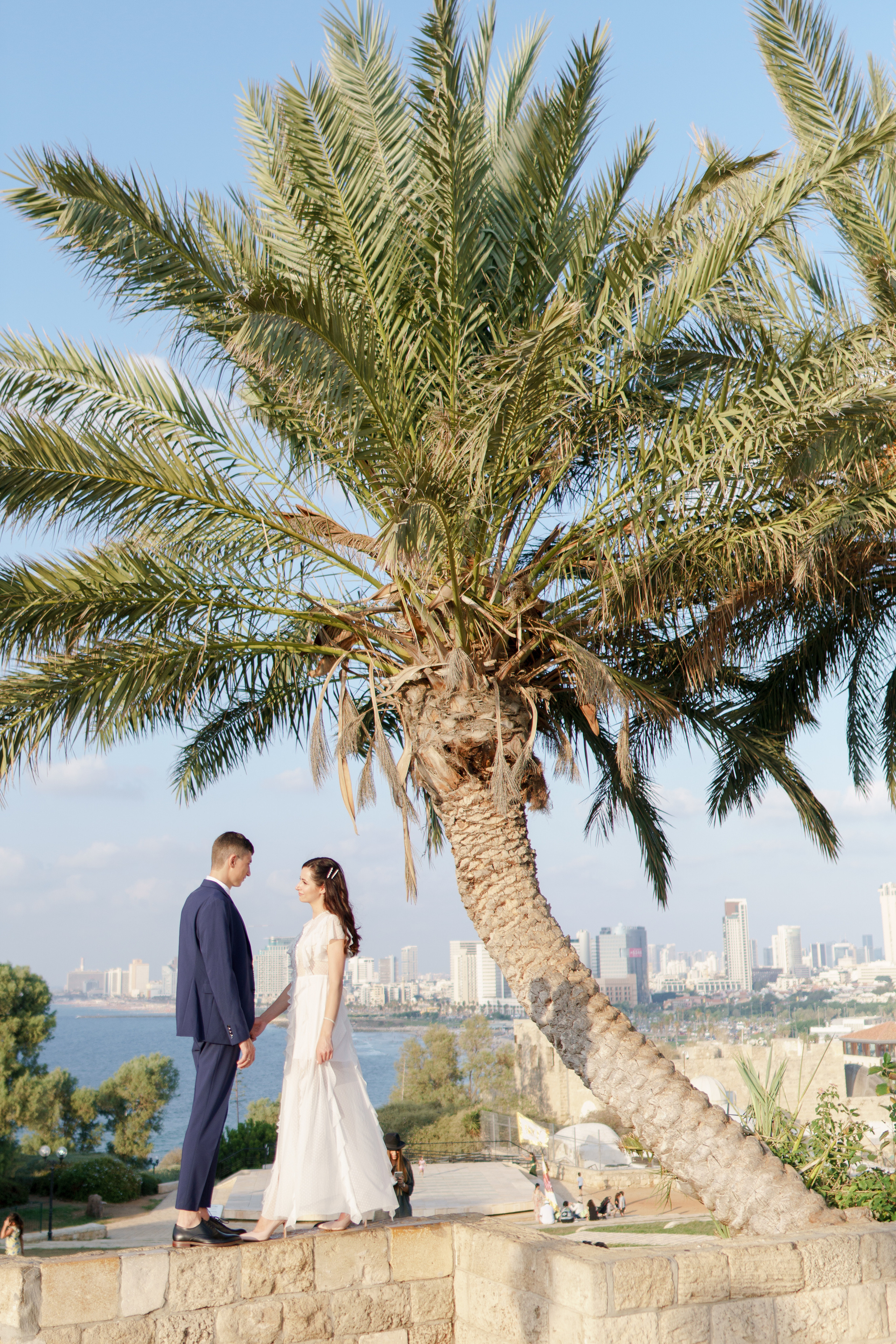 Свадебная прогулка в старом городе Яффо, Настя и Артем. Фотограф и видеограф в Португалии